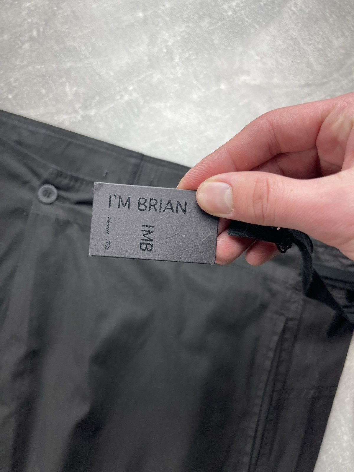 Other Avant Garde I M Brian IMB Drawstring Relaxed Pants Black Size US 33 - 10 Thumbnail