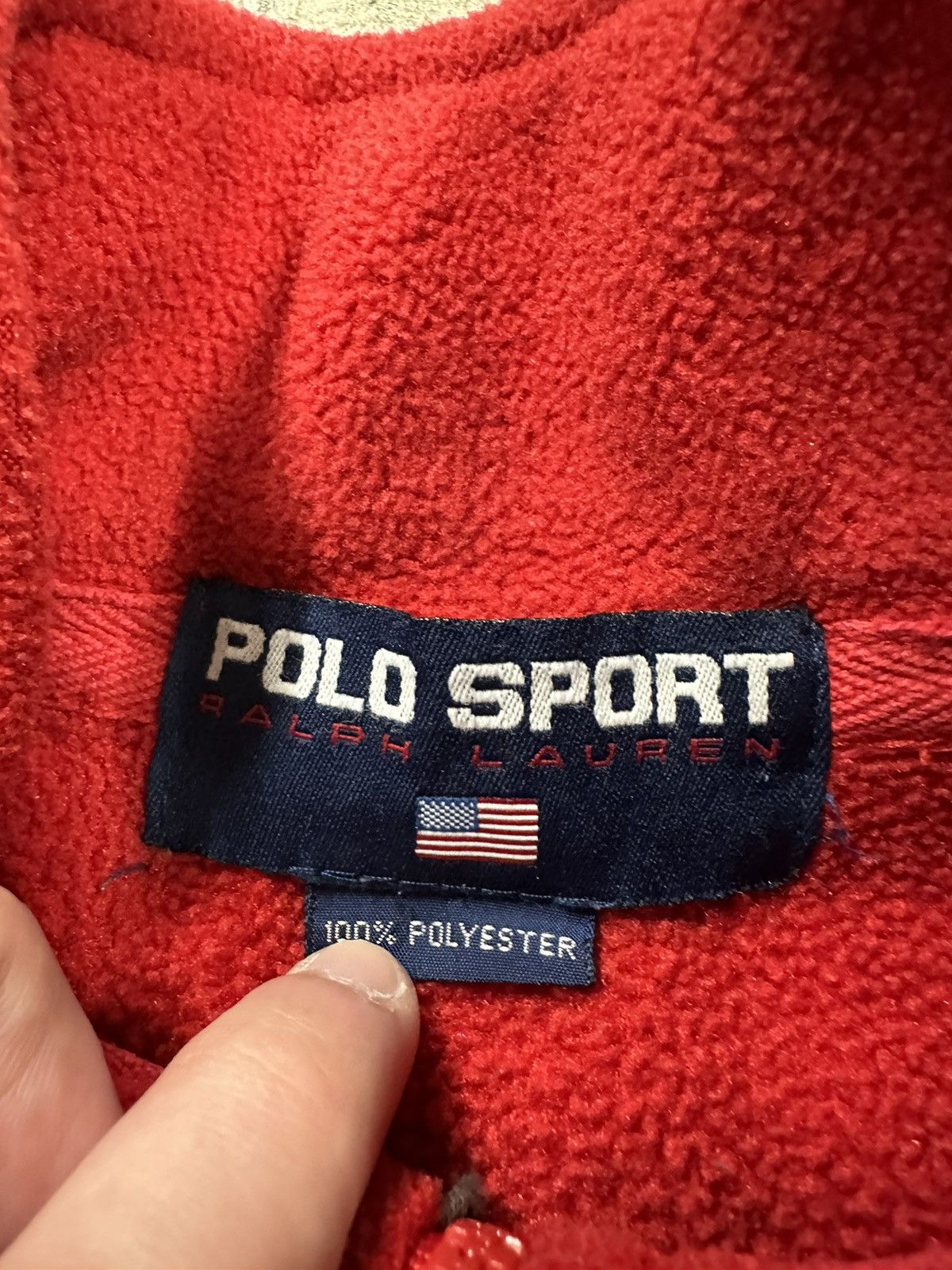 Polo Ralph Lauren Vintage 90s Polo Sport Small Logo Fleece Zip Up Jacket Size US M / EU 48-50 / 2 - 15 Thumbnail