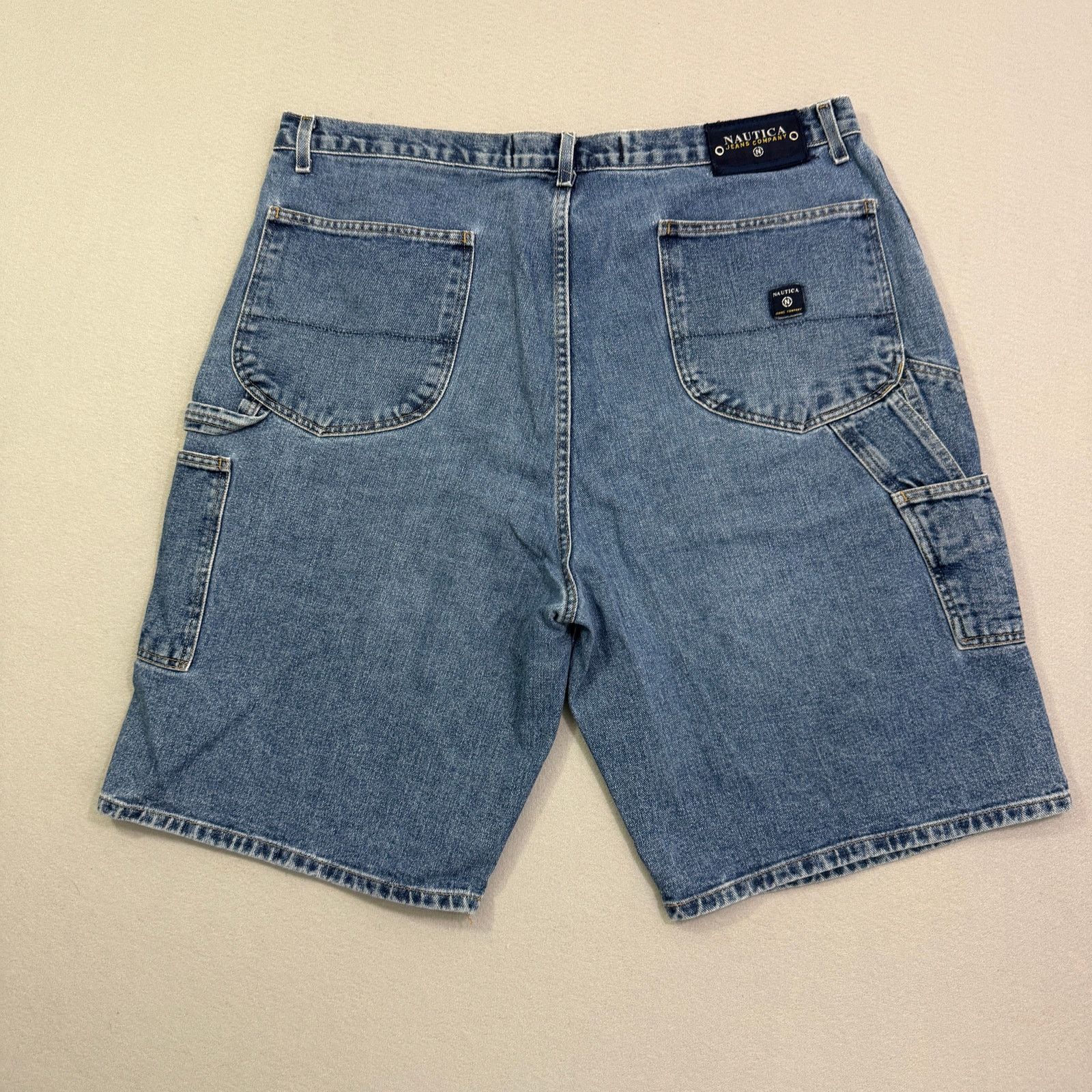 Nautica Vintage Nautica Jean Shorts 42 Blue 12" Inseam Carpenter Size US 42 / EU 58 - 8 Thumbnail