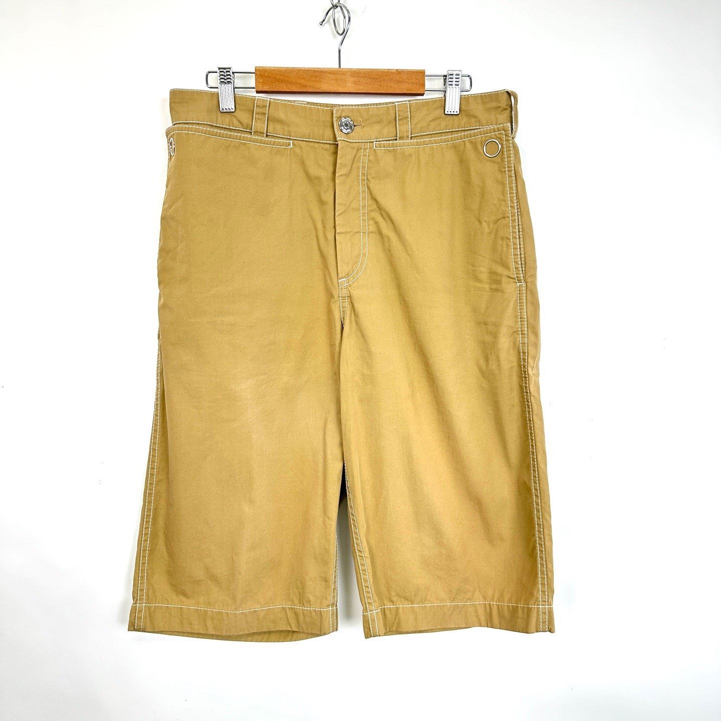 Burberry Burberry Men's Khaki Denim Shorts Size US 30 / EU 46 - 1 Thumbnail