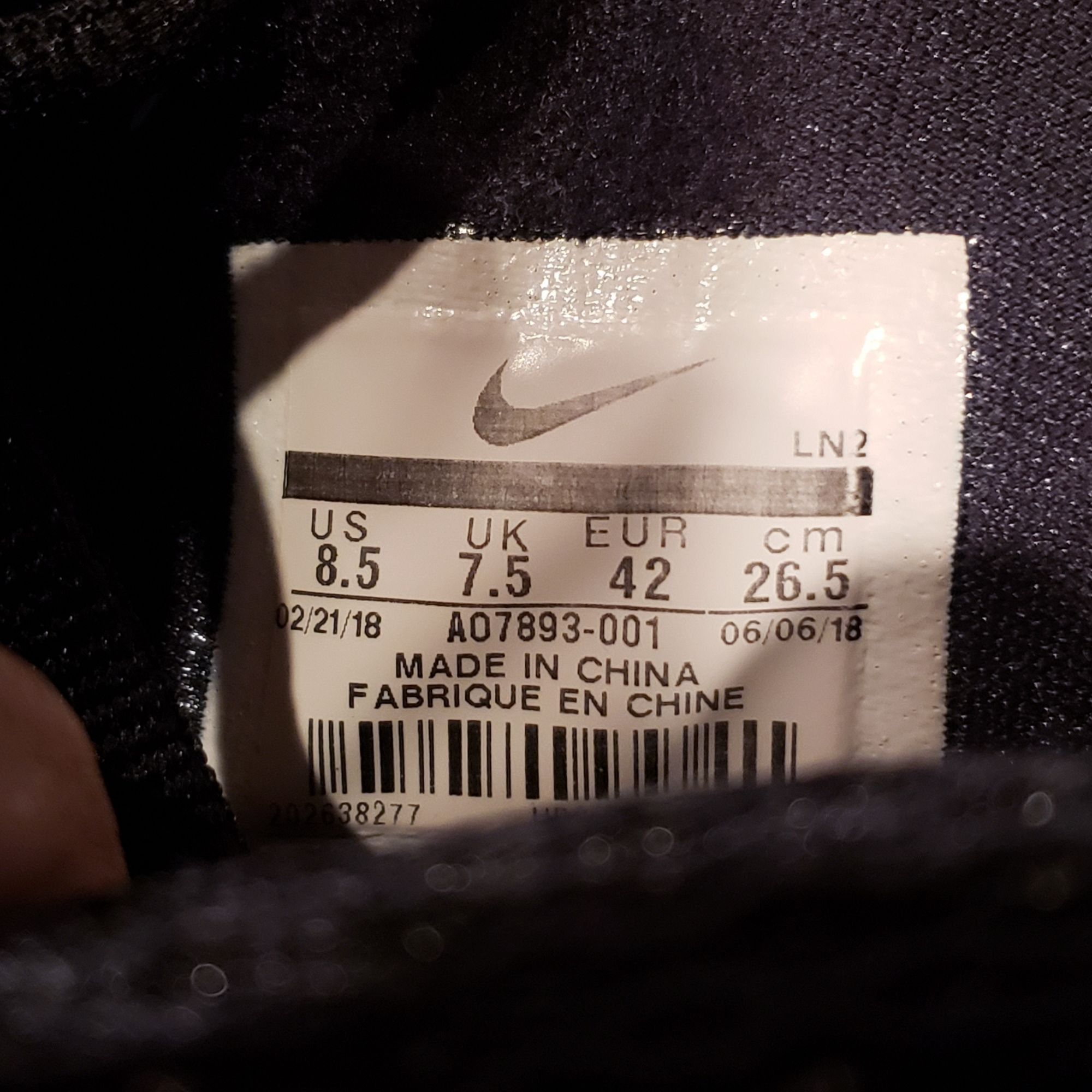 Nike Nike Hyperdunk X High Top Basketball Shoes Black/White Mens Size US 8.5 / EU 41-42 - 8 Thumbnail
