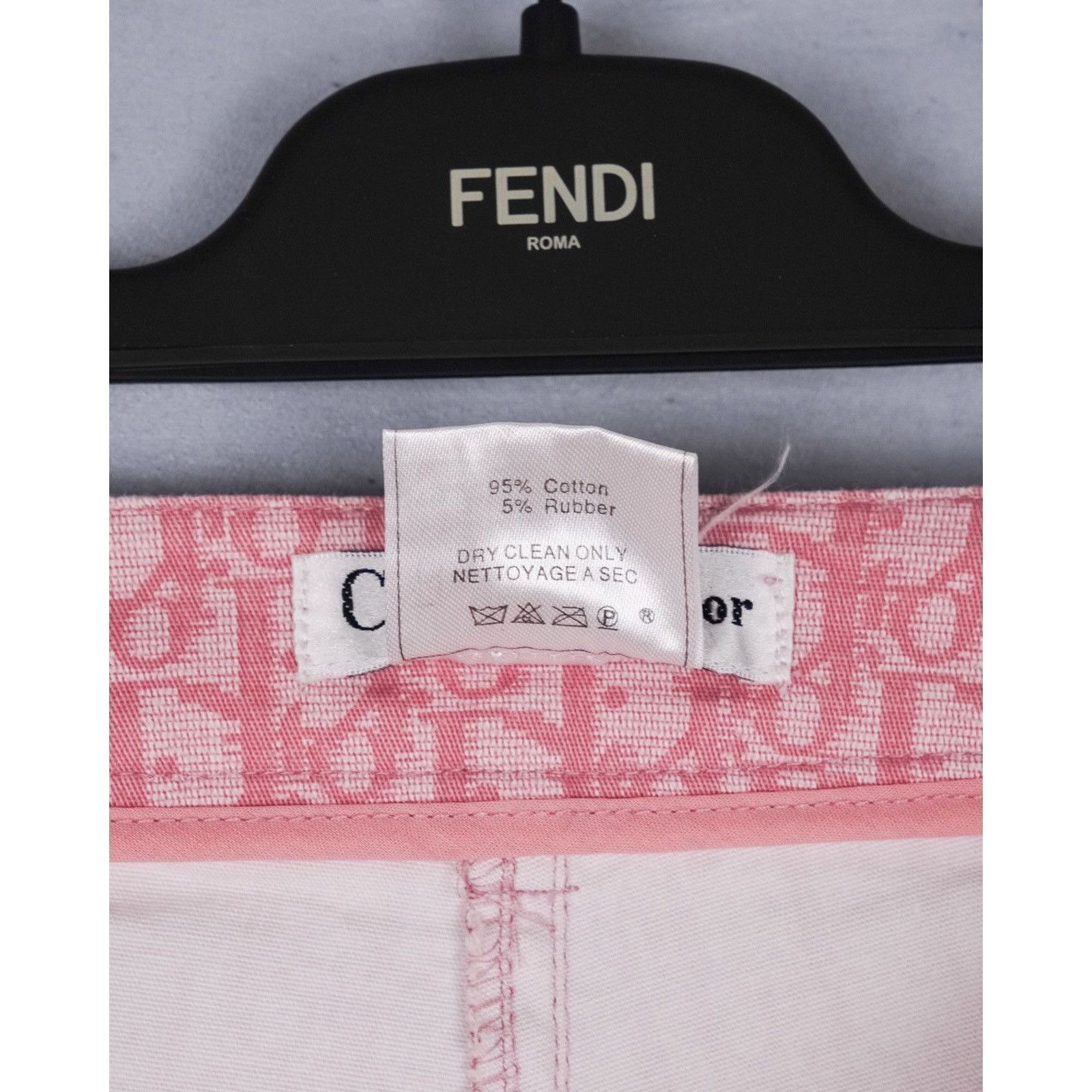 Dior Vintage dior pink women’s monogram logo y2k pants Size 32" / US 10 / IT 46 - 9 Thumbnail