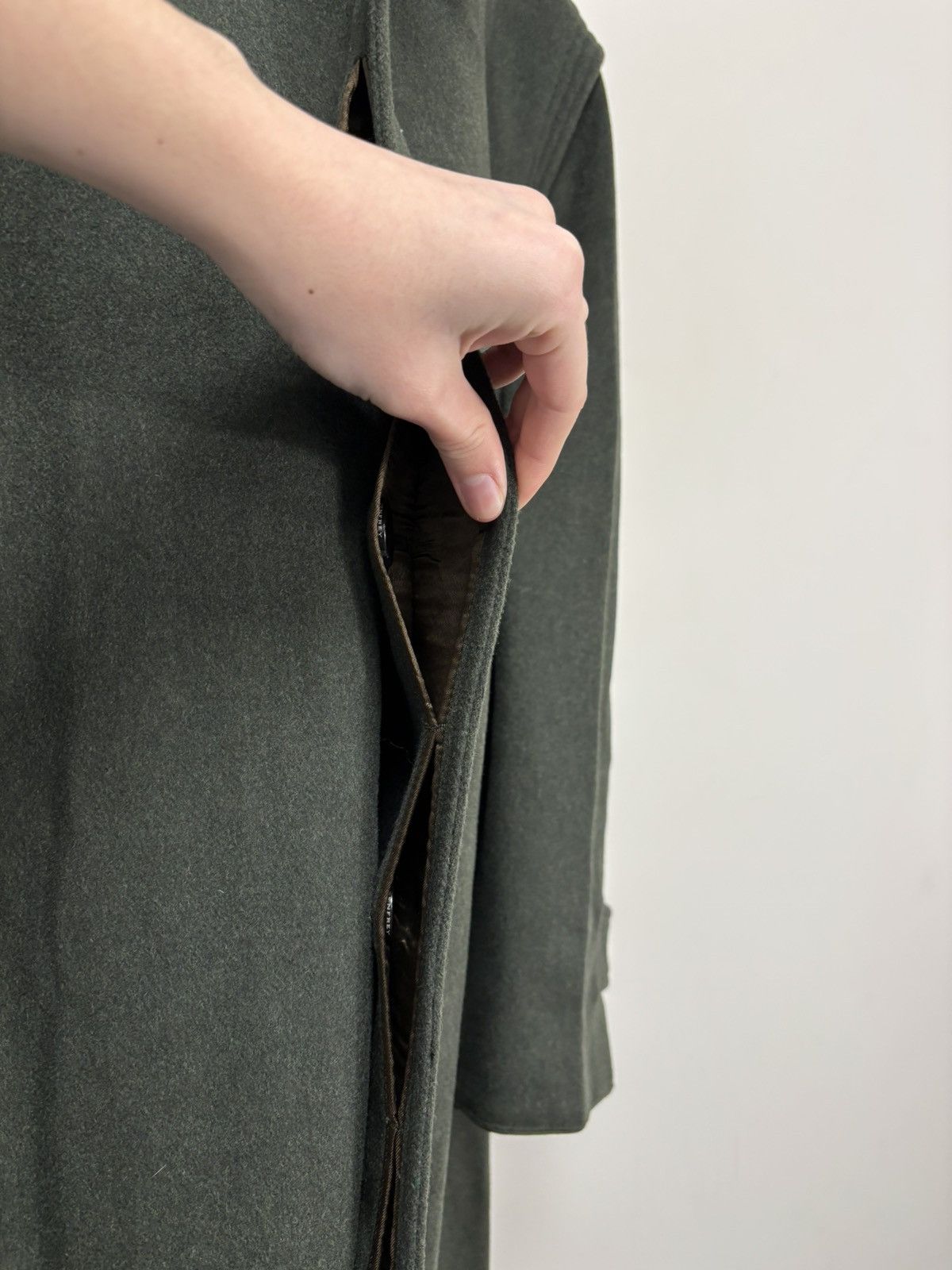 Other Lodenfrey Men’s Forest Green Wool Cashmere Long Overcoat Size US L / EU 52-54 / 3 - 11 Thumbnail