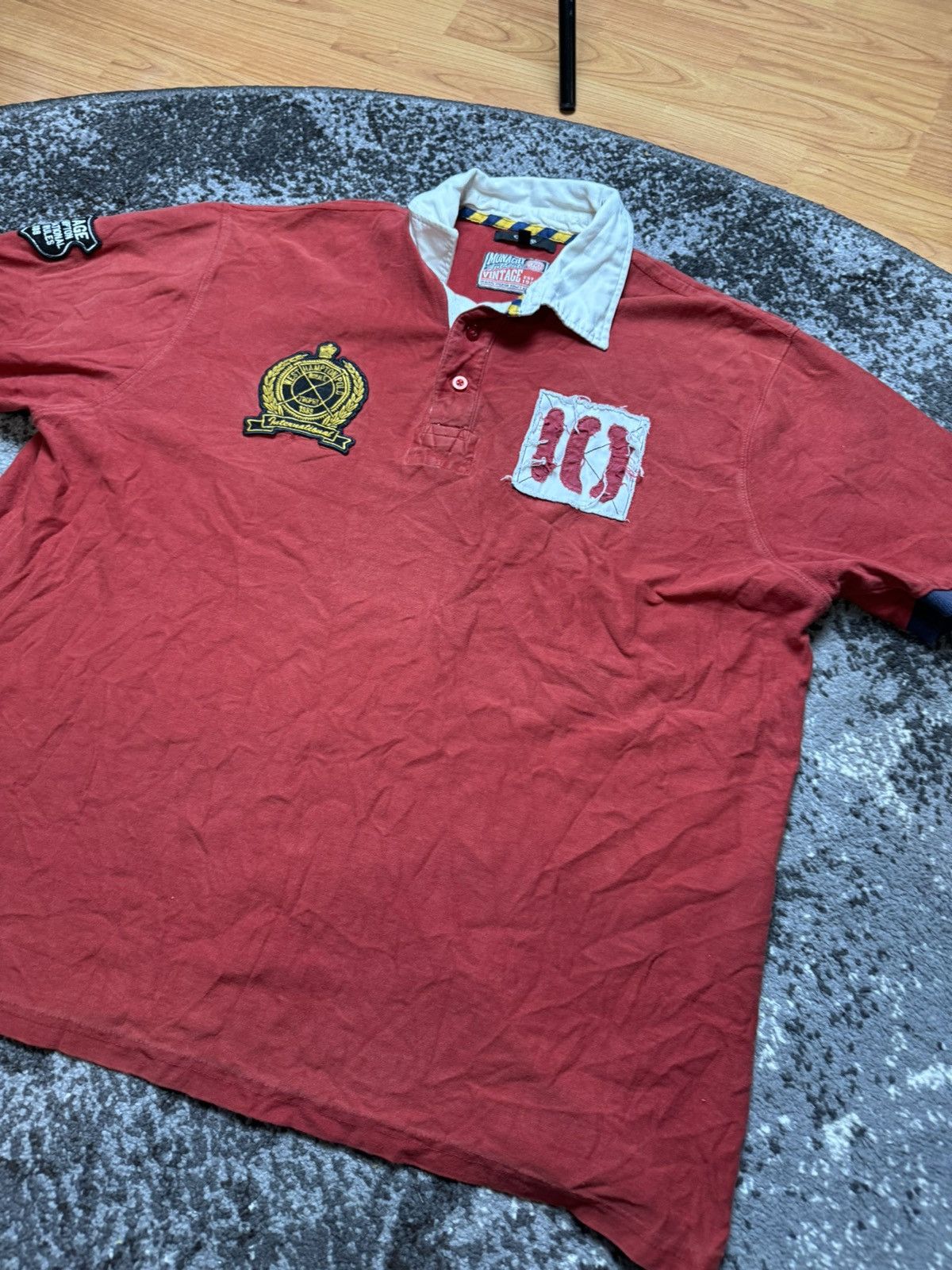 George × Vintage Vintage Y2K George Lauren Style Embroidered Logo Polo Size US XL / EU 56 / 4 - 2 Thumbnail