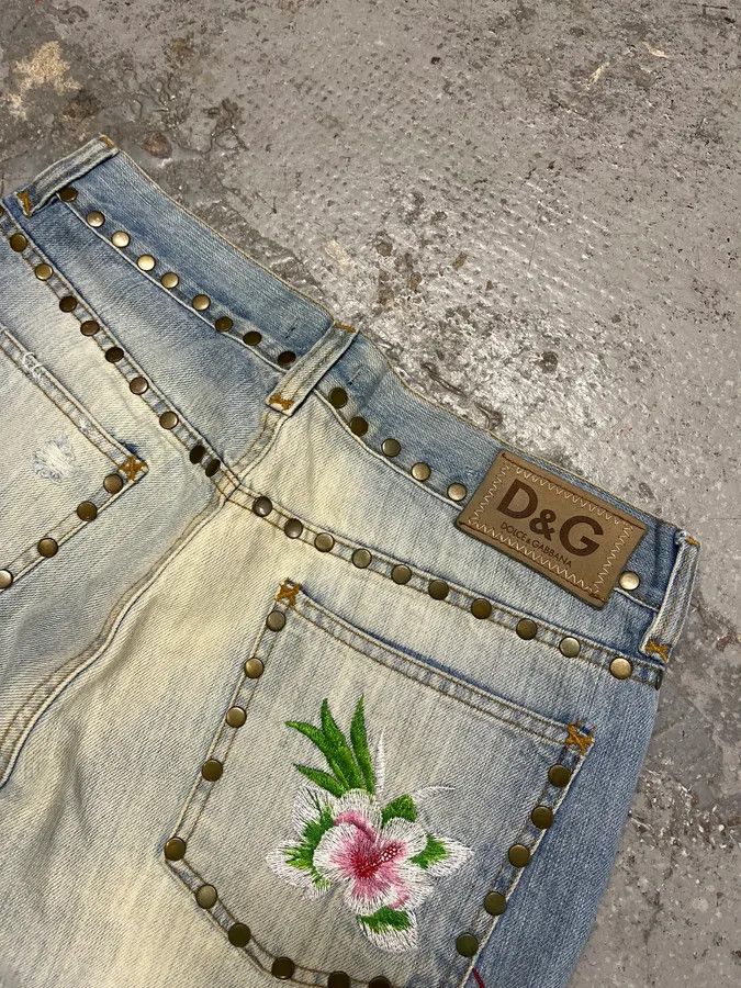 Dolce & Gabbana SS2006 Dolce & Gabbana Honolulu Distressed Denim Jeans Size US 30 / EU 46 - 10 Thumbnail