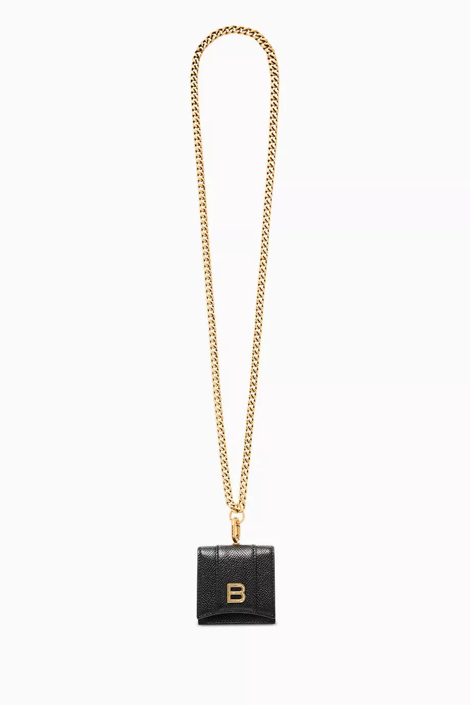 Balenciaga o1s1rm0226 Size: OS / Hourglass AirPods Pro Case in Black Size ONE SIZE - 1 Thumbnail