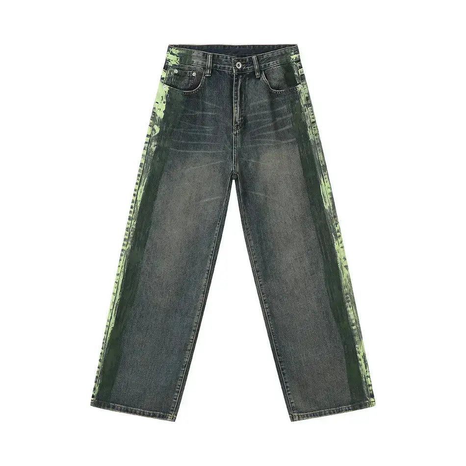 Japanese Brand Retro loose hip-hop graffiti jeans Size US 32 / EU 48 - 5 Thumbnail