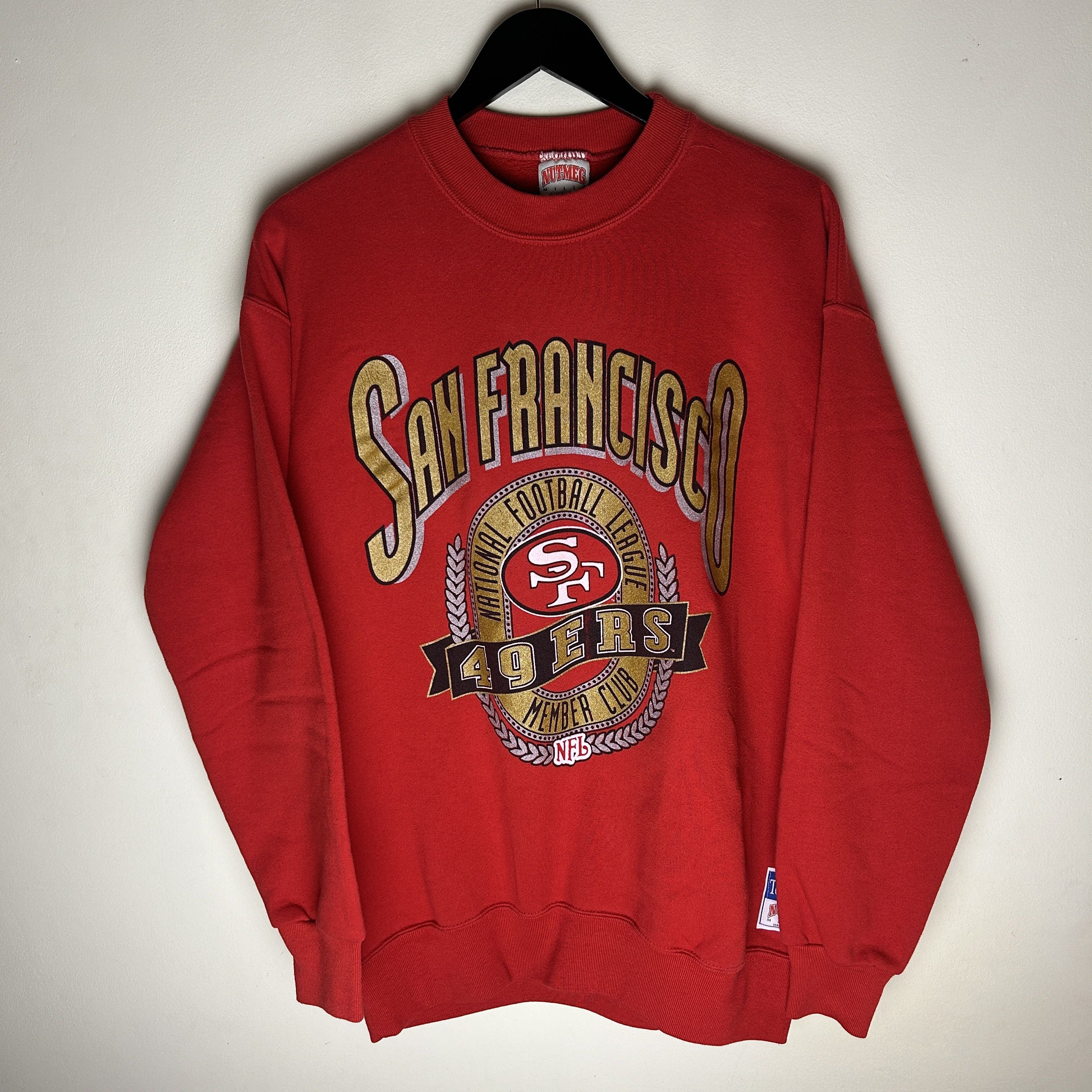 NFL Vintage San Francisco 49ers Nutmeg Mills Sweatshirt Crewneck Size US L / EU 52-54 / 3 - 1 Thumbnail