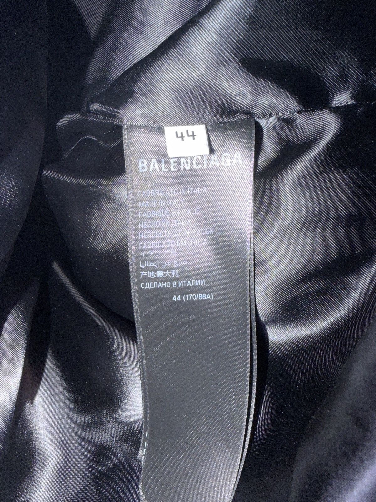 Balenciaga Balenciaga Garde-Robe Leather Puffer Jacket Black Size 44 Size US S / EU 44-46 / 1 - 7 Thumbnail