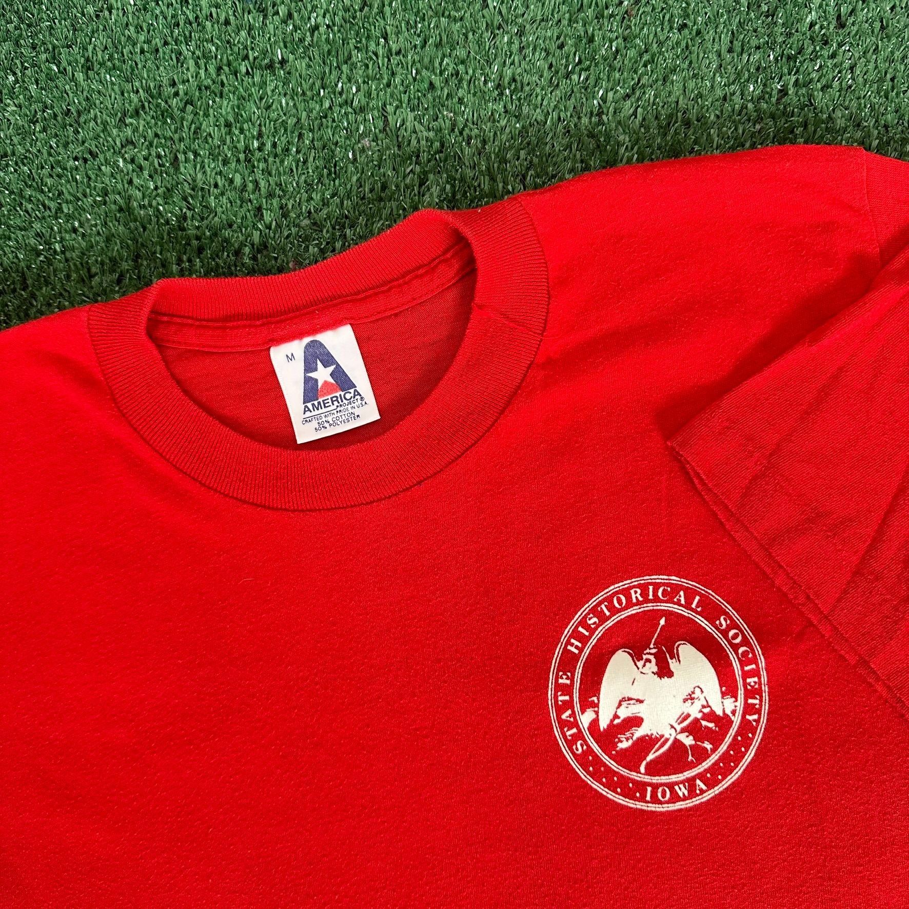 Vintage Vintage 80s Iowa Museum T-Shirt State Historical Society Tee Size US M / EU 48-50 / 2 - 2 Thumbnail