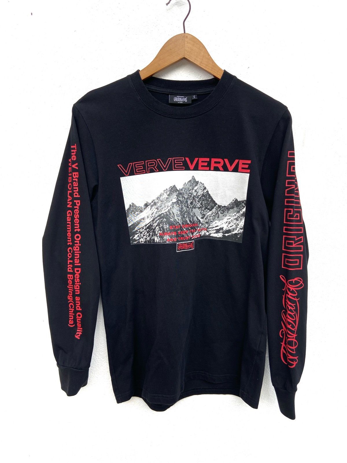 トップス \"BERNINGS SHO\" Union Jack Long Sleeve USA Fish n Flag Longsleeve — Two Conchs Gear