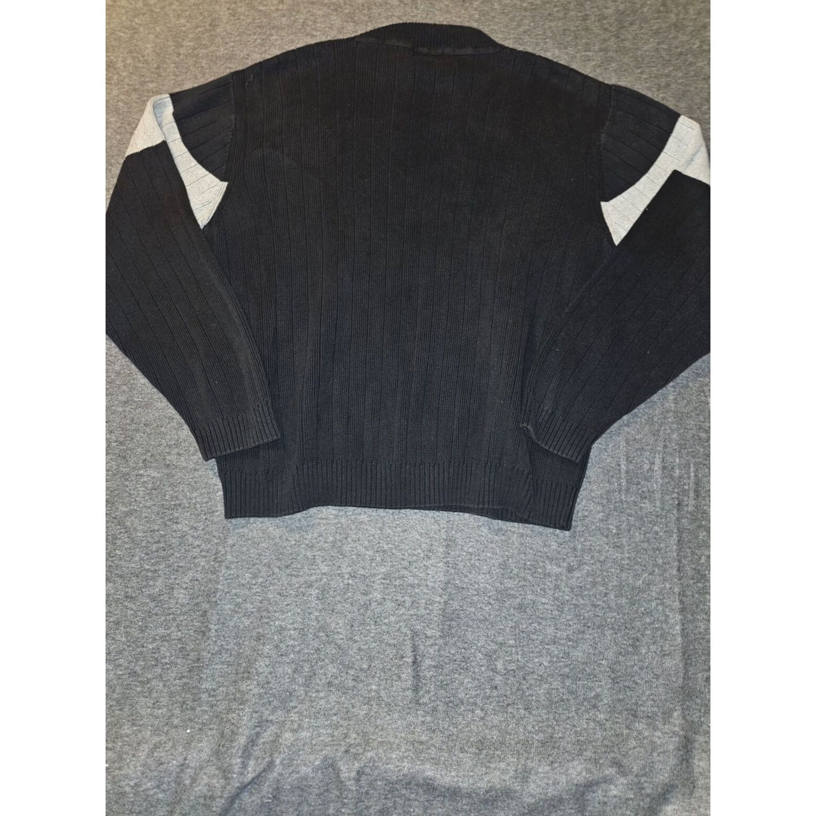 Ralph Lauren VINTAGE Ralph Lauren Sweater Mens 2XL Black Chaps Men Heavy Ribbed Preppy Size US XXL / EU 58 / 5 - 6 Thumbnail