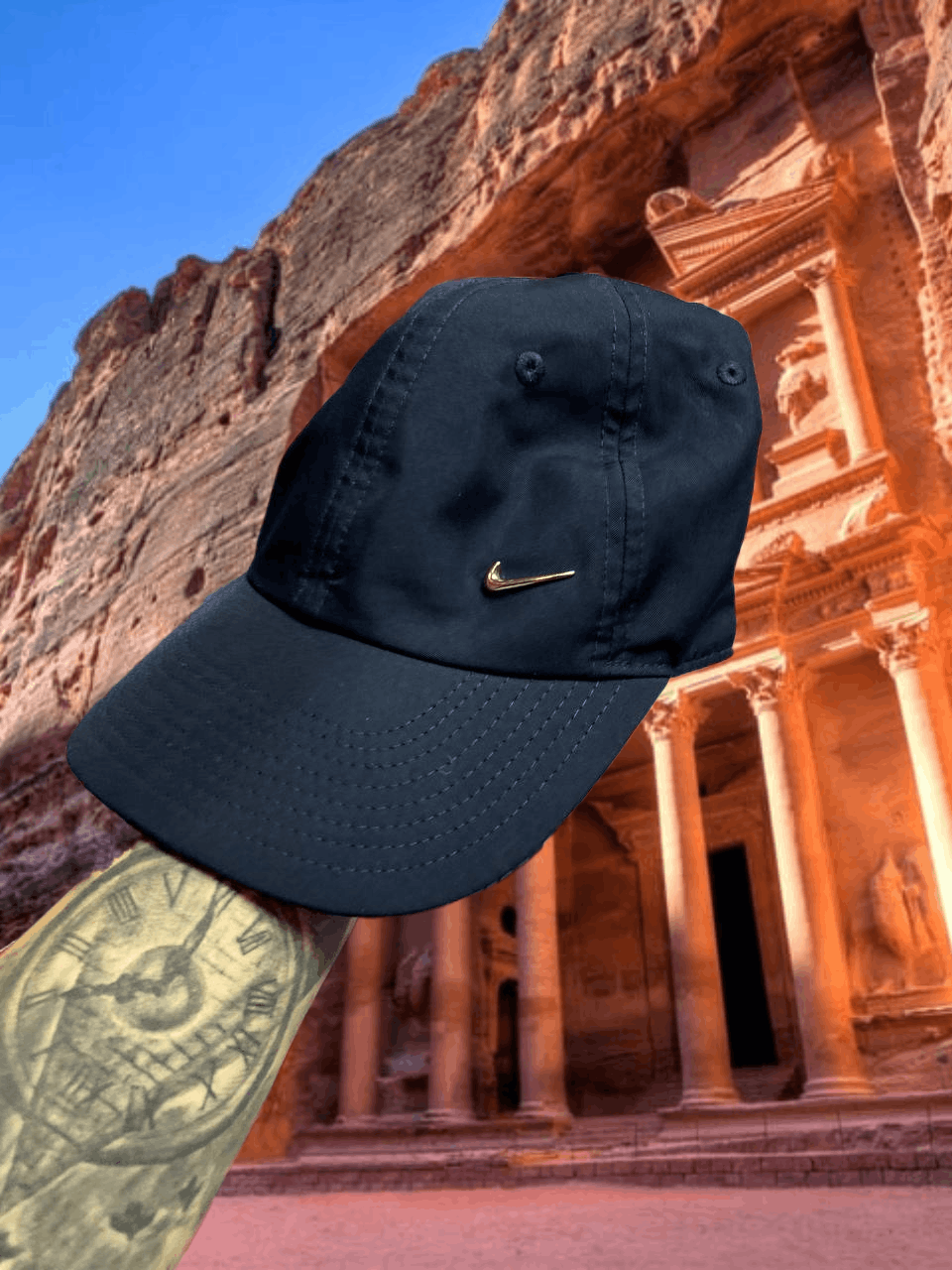 Nike Hats Vintage blue Nike logo Cap Y2K streetwear Size ONE SIZE - 1 Thumbnail