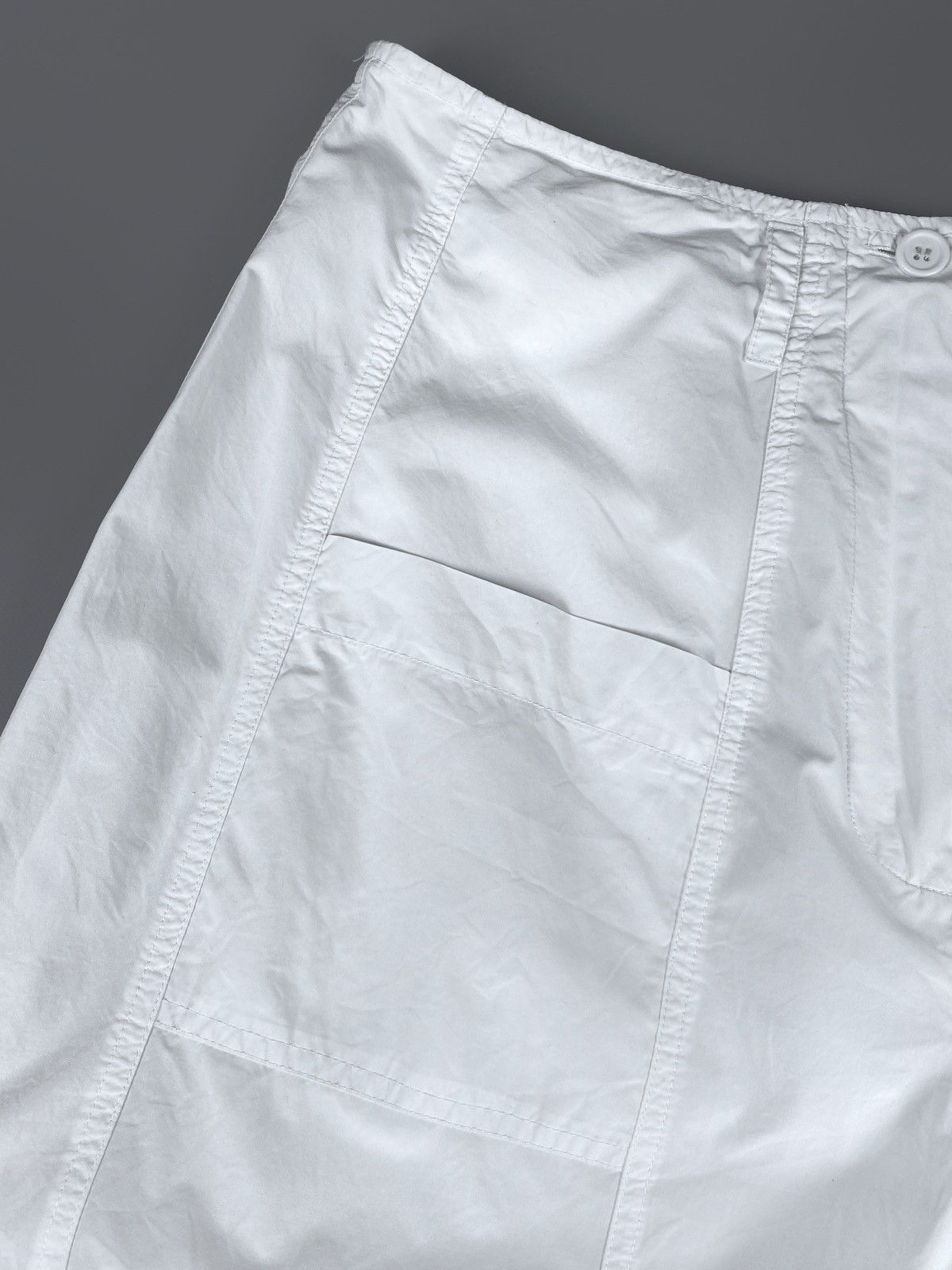 Rundholz Women's Rundholz Black Label White Baggy Fit Pants Size M L Size 31" - 7 Thumbnail