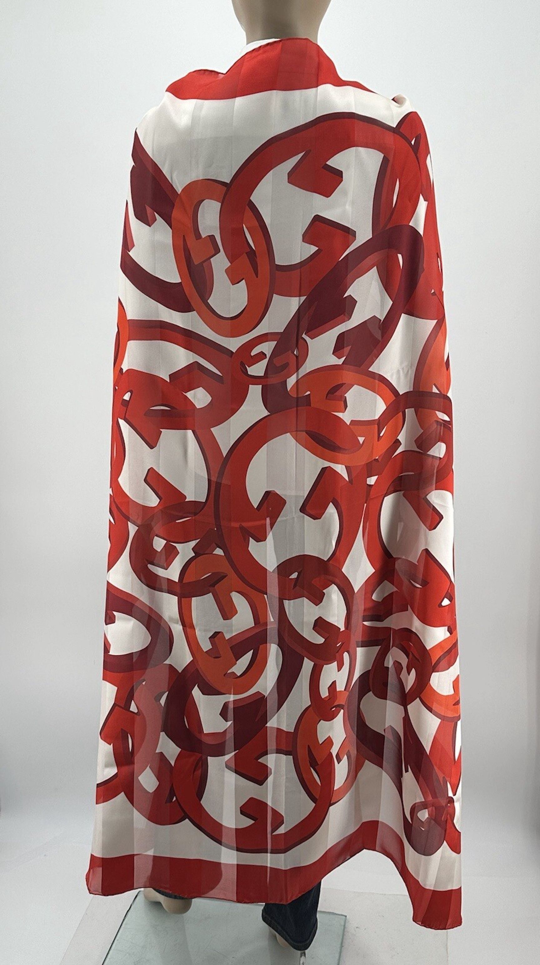 Gucci Size-130x130cm New Gucci Silk Scarves Size ONE SIZE - 4 Thumbnail