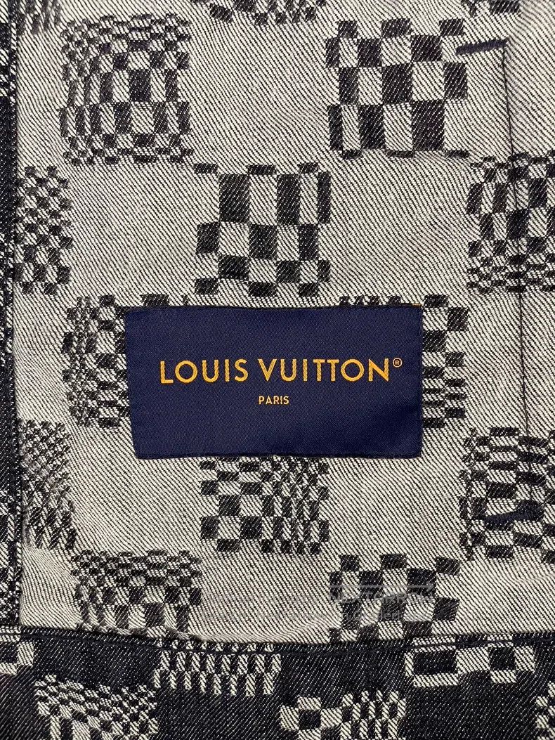 Louis Vuitton Louis Vuitton Checkerboard denim jacket Size US L / EU 52-54 / 3 - 3 Thumbnail