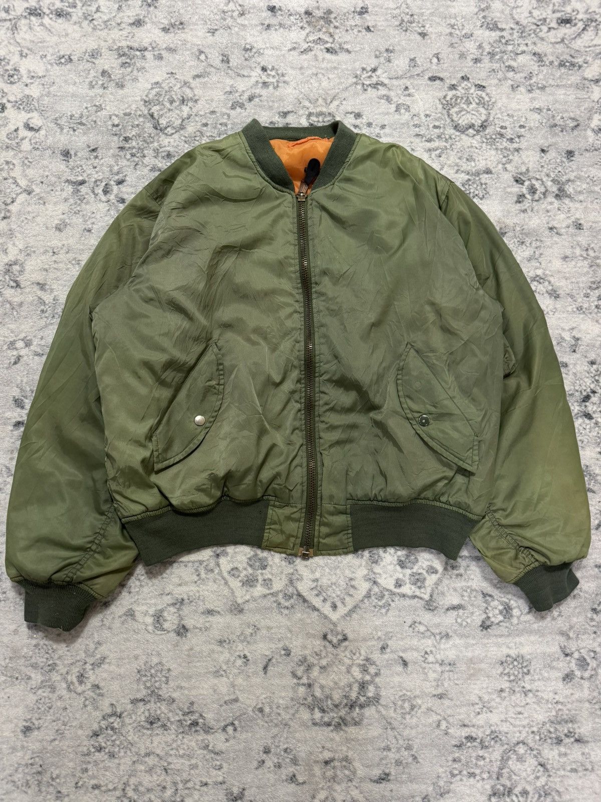 Japanese Brand VINTAGE INTERMEDIATE FLIGHT BOMBER JACKET Size US L / EU 52-54 / 3 - 1 Thumbnail