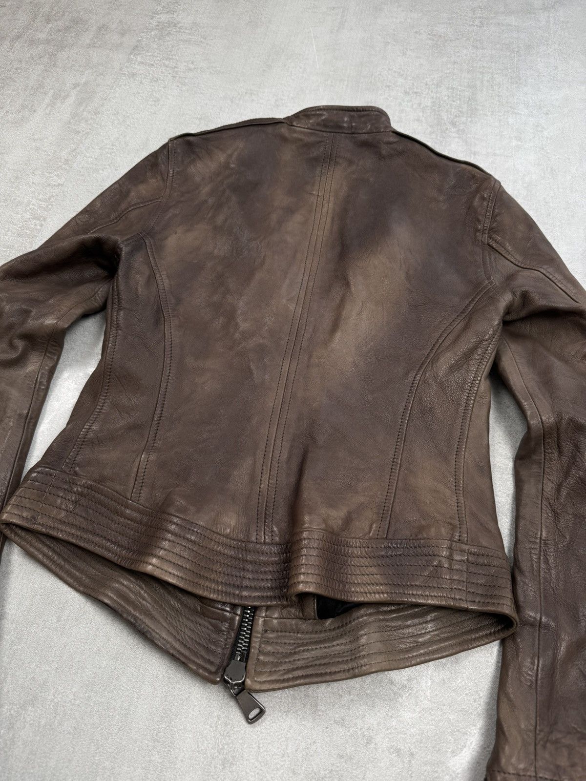 Vintage EMPRESA Milano leather jacket archive opium Rick style y2k Size XS / US 0-2 / IT 36-38 - 11 Thumbnail
