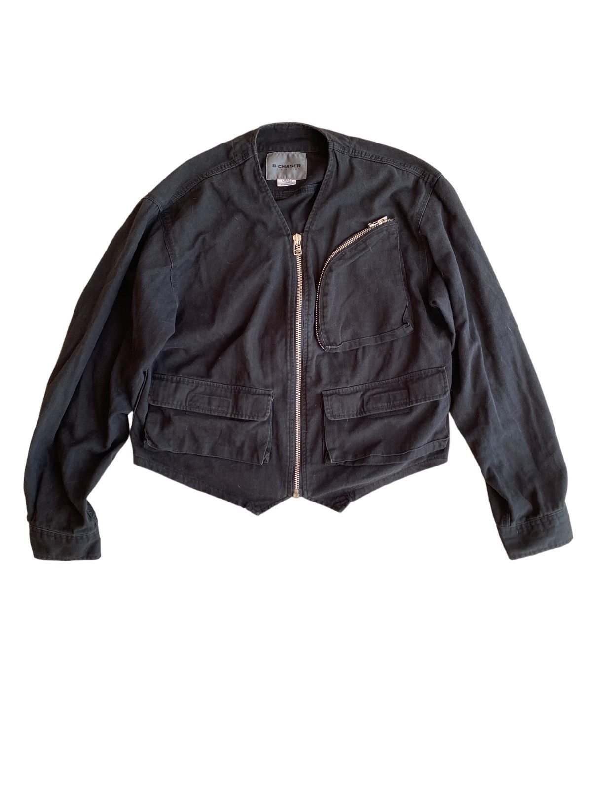 image of Seditionaries Vintage B Chaser Cargo Tactical Jacket in Black, Men's (Size Large)