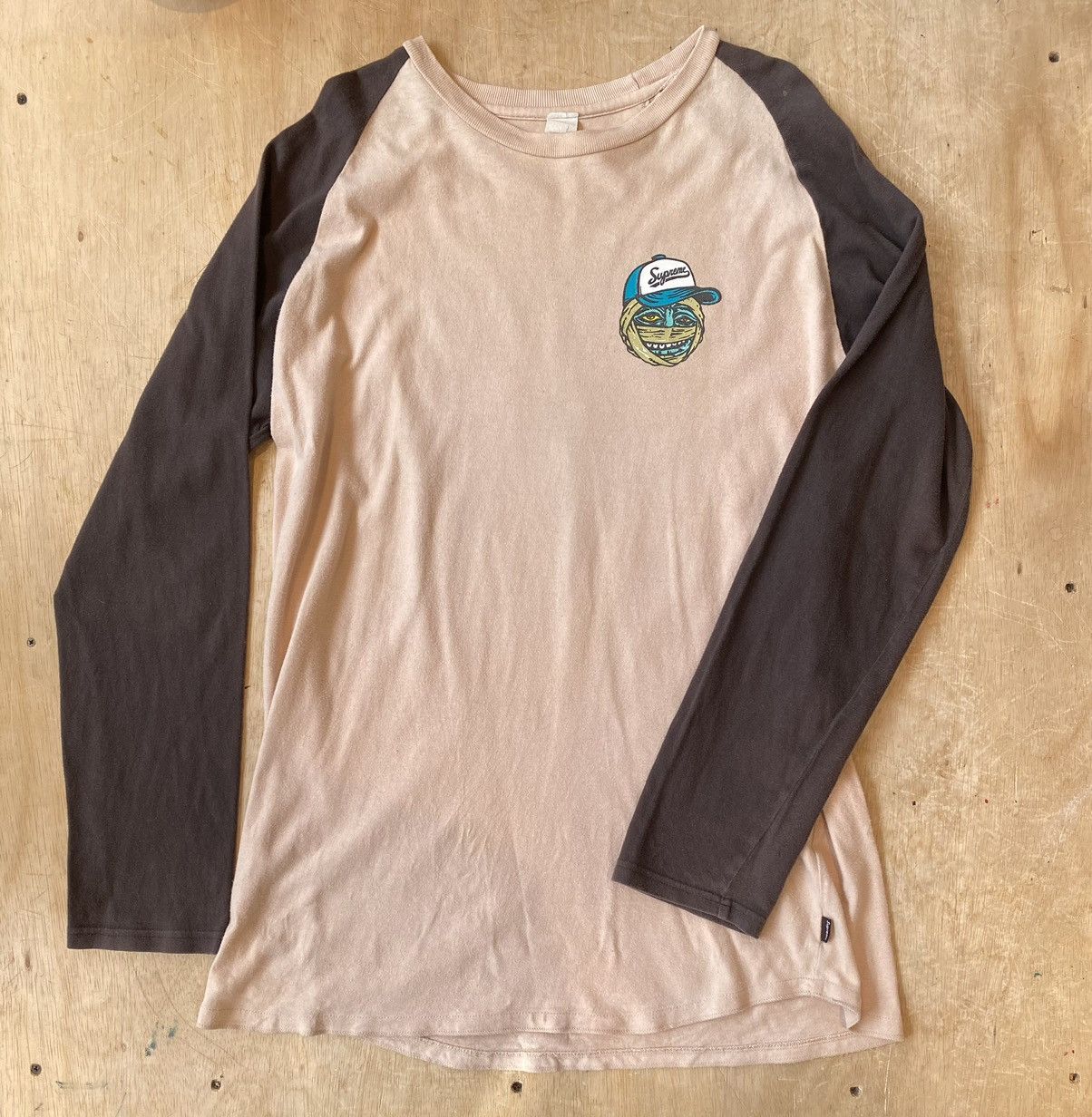 Supreme RARE Vintage Supreme Raglan Long Tee SizeL Size US L / EU 52-54 / 3 - 3 Thumbnail