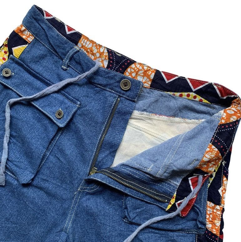 Japanese Brand 🔥unique and rare 🔥Amina multi pocket monkey denim pants Size US 33 - 8 Thumbnail