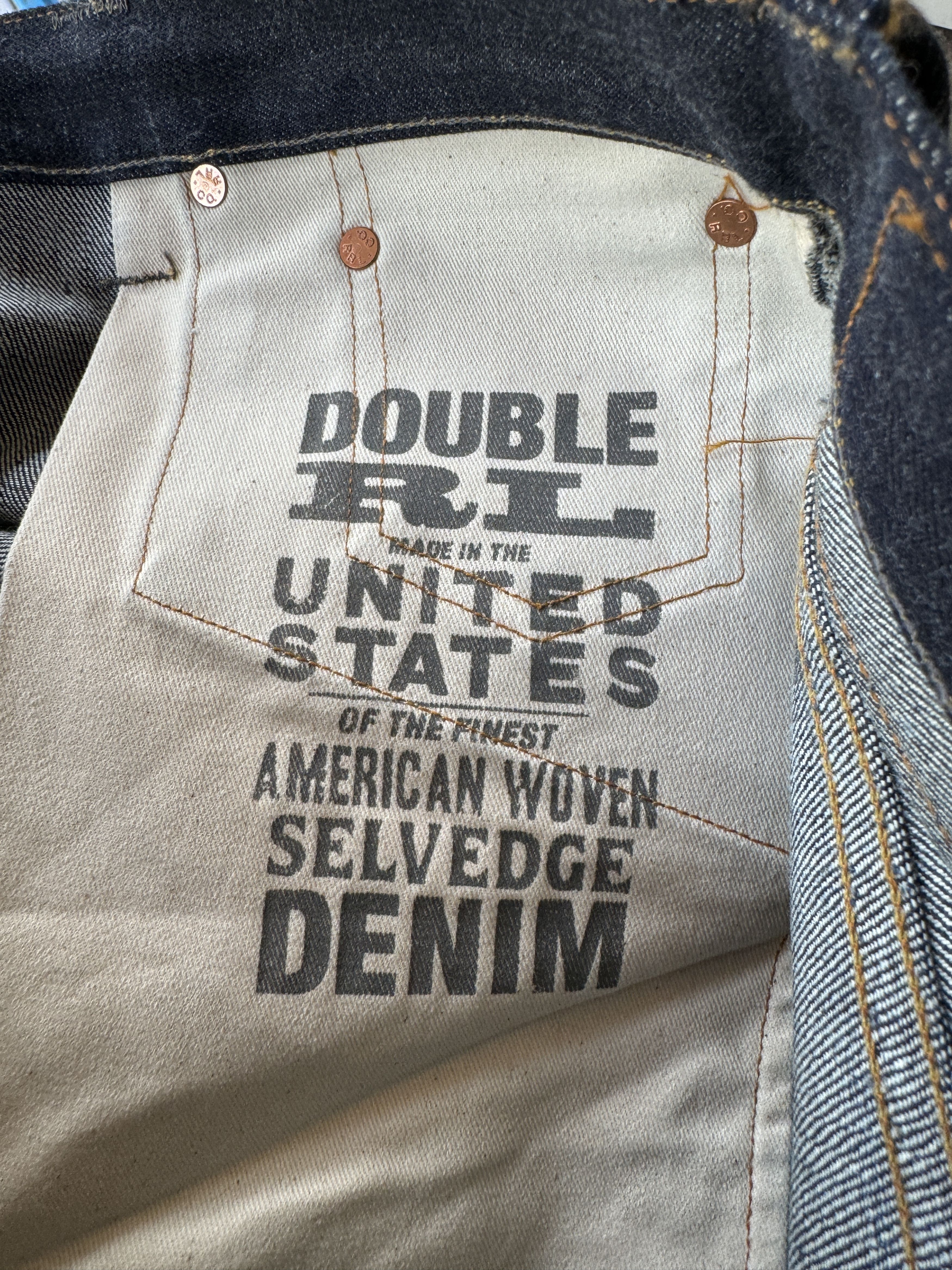 RRL Ralph Lauren × Ralph Lauren RRL DOUBLE RL TYPE 41 SELVEDGE JEANS ( W33) Size US 33 - 12 Thumbnail