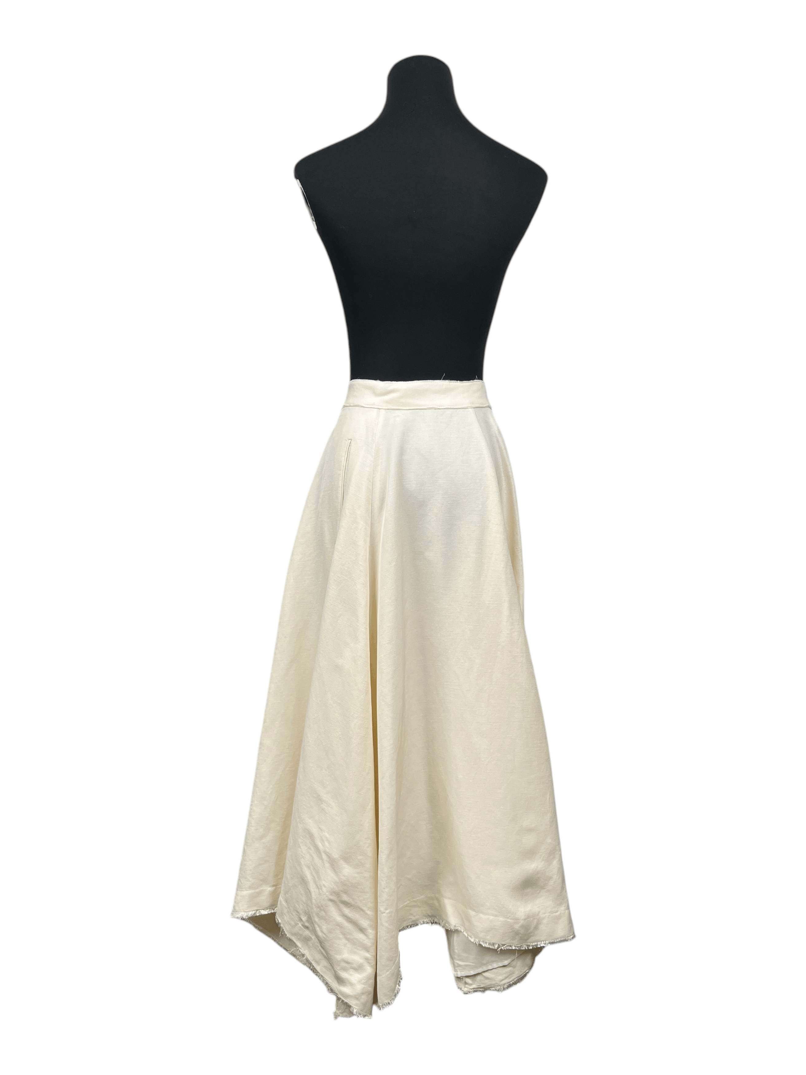 Loewe Loewe Beige Multi Buttons A-Line Skirt Size 24" / US 00 / IT 34 - 2 Thumbnail