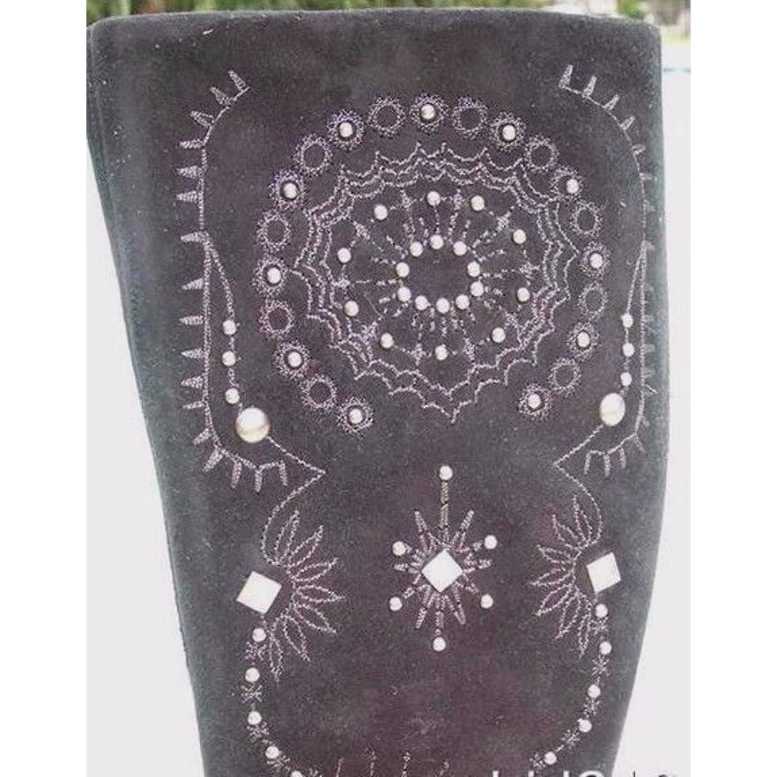 Donald Pliner Donald Pliner Suede Boot Embroidery Grommets NIB $525 Size US 7 / IT 37 - 4 Thumbnail