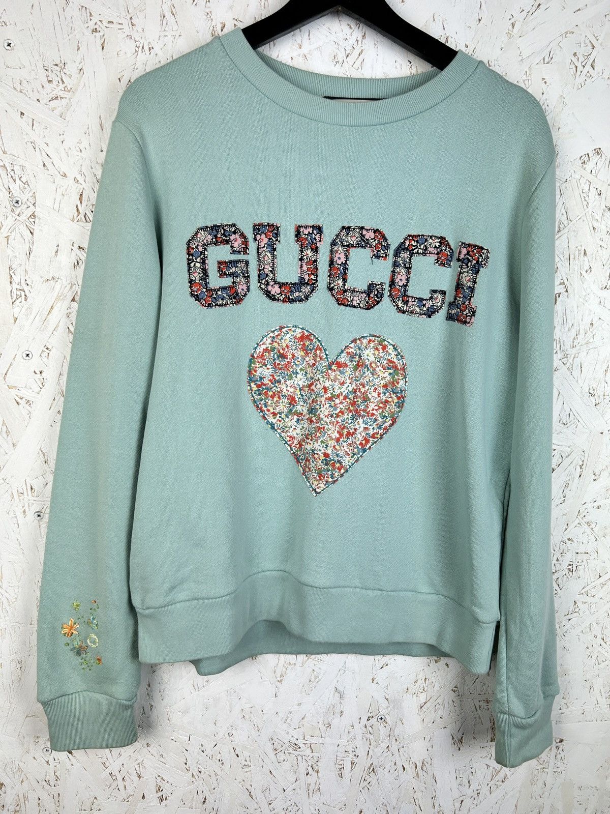 Gucci Gucci x Liberty London Floral Print Applique Sweatshirt M Size M / US 6-8 / IT 42-44 - 1 Thumbnail