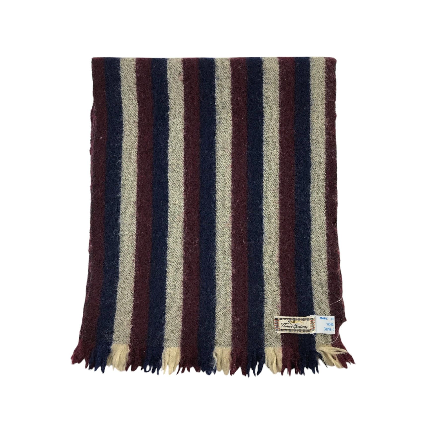 Burberry × Vintage Burberry Scarf / Muffler / Neckwear - WW1868 Size ONE SIZE - 2 Thumbnail