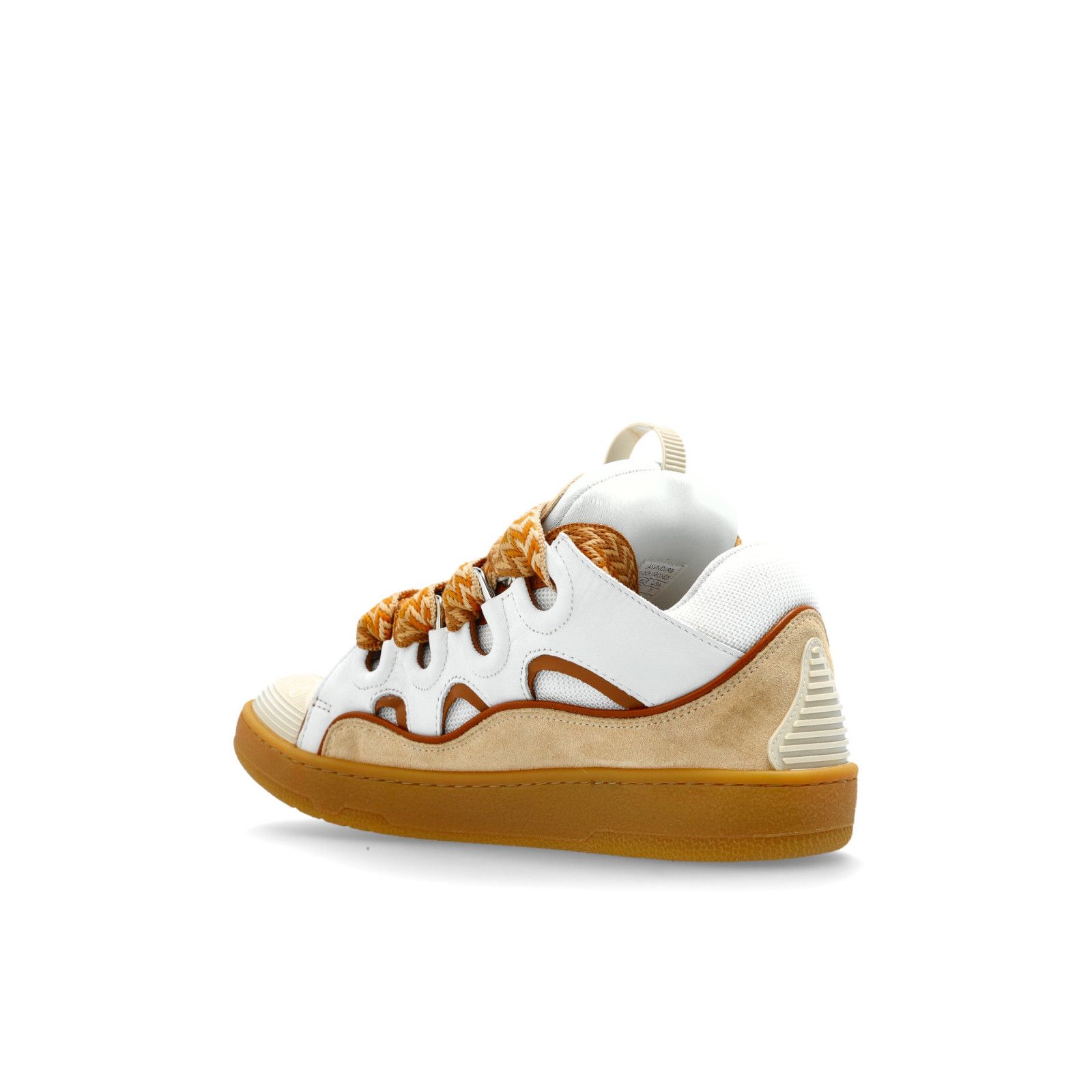 Lanvin LANVIN Oversized Beige Curb Leather Sneakers New & Authentic Size US 6 / IT 36 - 3 Thumbnail