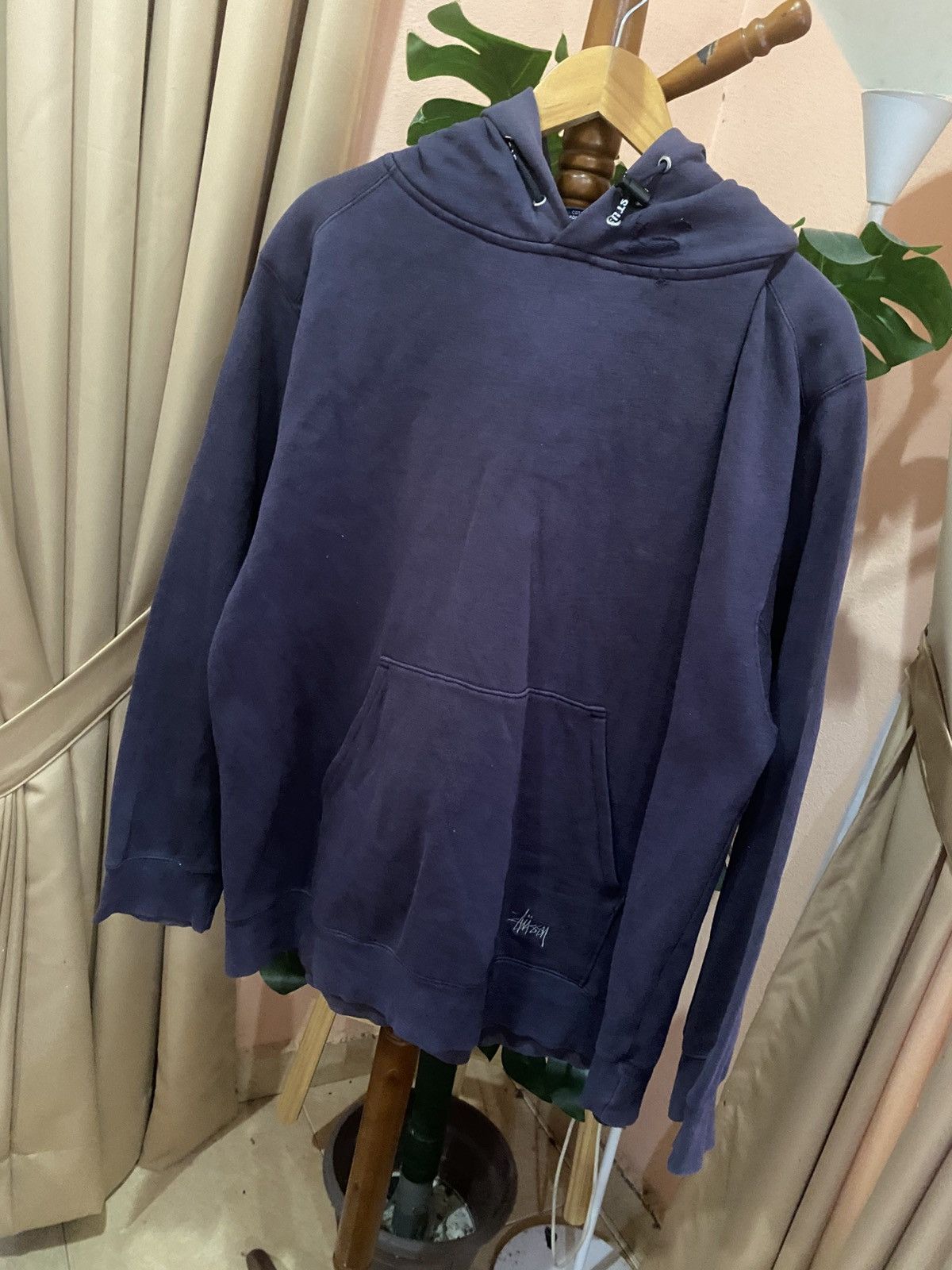Stussy Vintage Stüssy Faded Black Hoodie with Front Logo Size US M / EU 48-50 / 2 - 2 Thumbnail