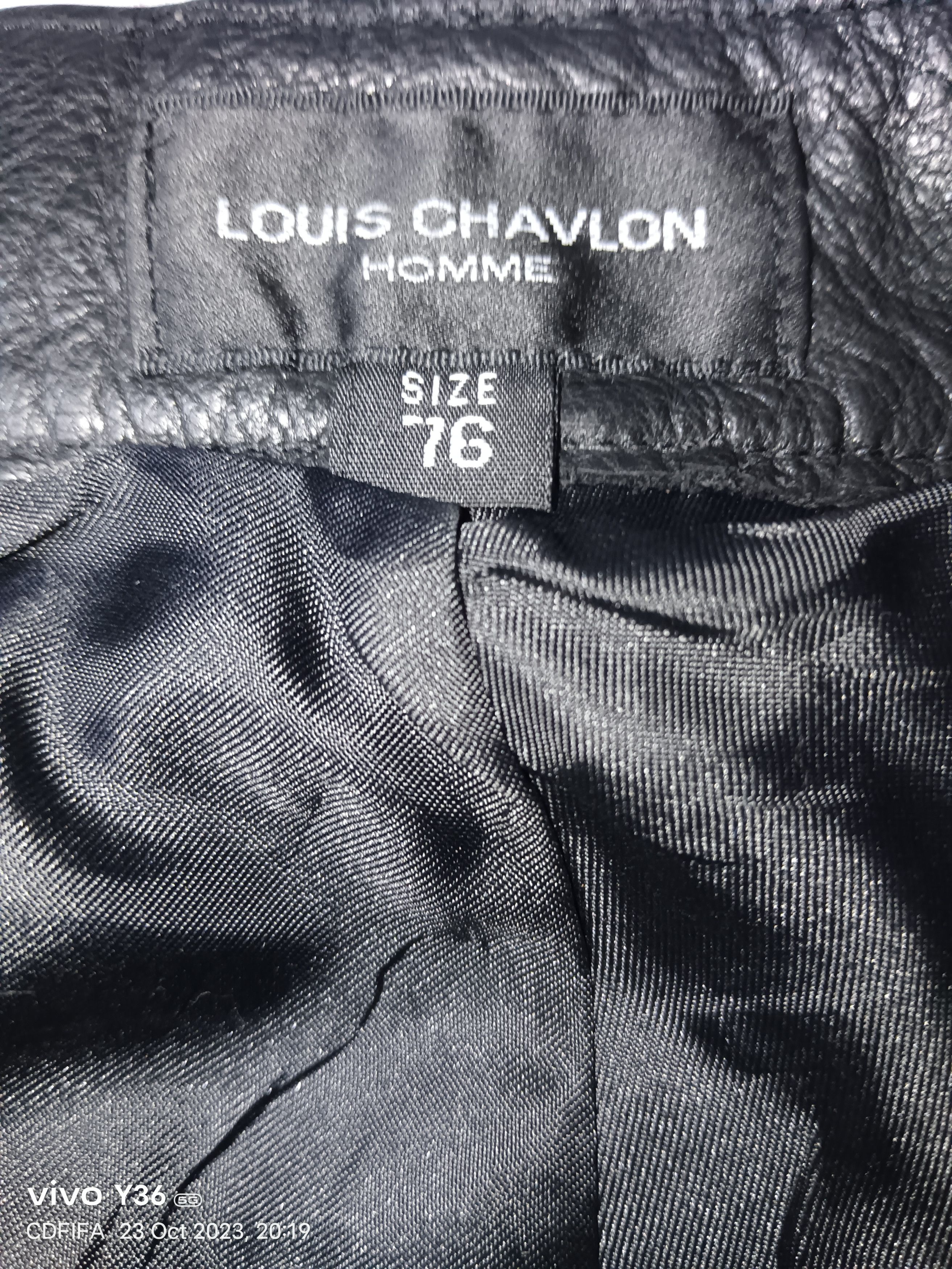 Louis Philippe Louis Chavlon Genuine Leather Pants Size US 28 / EU 44 - 11 Thumbnail