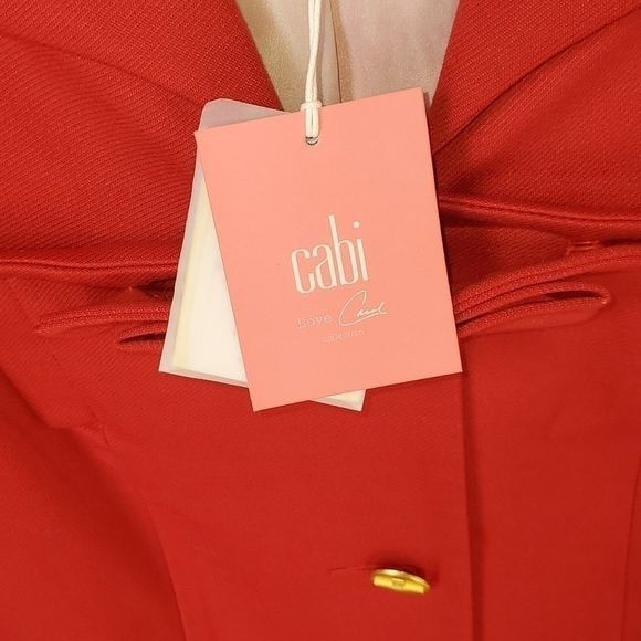 Vintage Cabi Beau Red Lined Long Slv Bow Closure Sz 6 Jacket Size M / US 6-8 / IT 42-44 - 5 Thumbnail