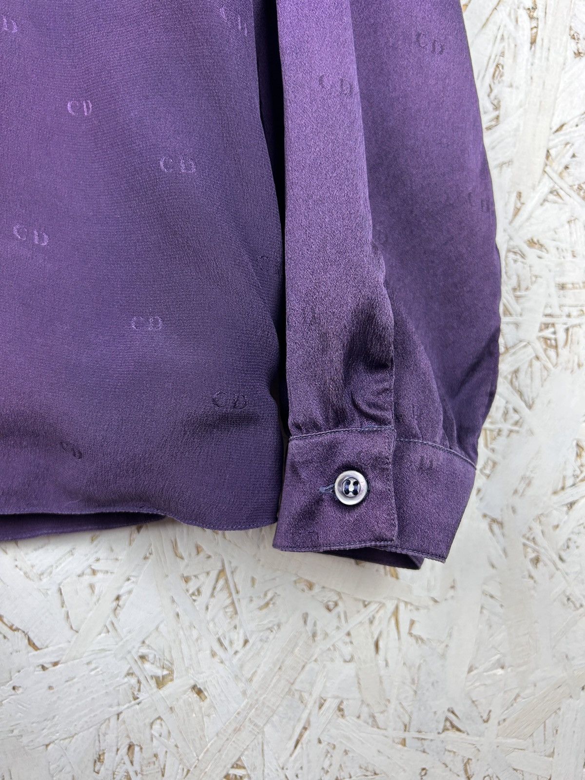 Christian Dior Monsieur 80s Vintage Christian Dior Cute Silk Collared Vest Shirt Size M / US 6-8 / IT 42-44 - 4 Thumbnail