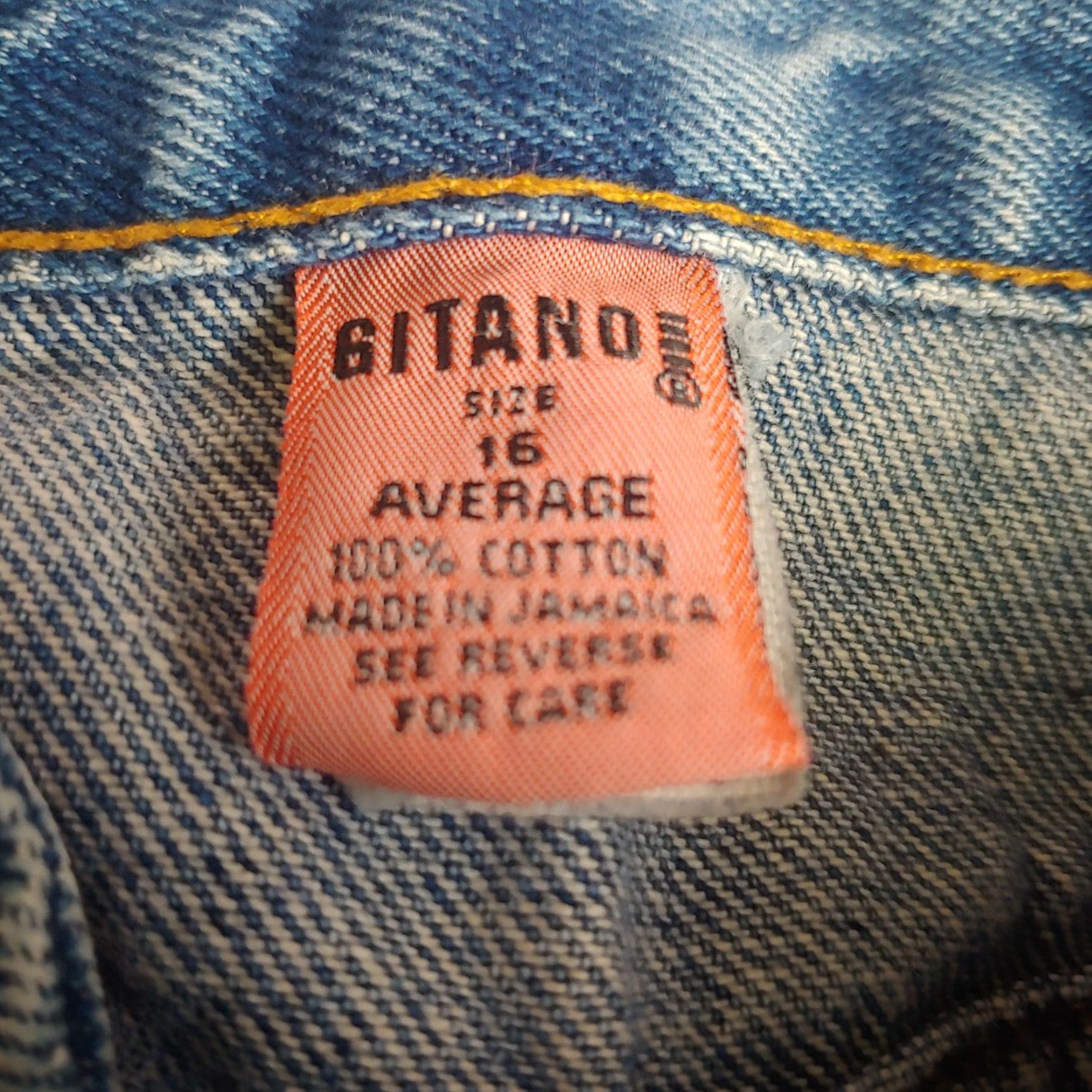 Vintage VINTAGE Gitano Mom Jeans Women's 16 Medium Wash Blue Denim Retro High Waist Size 38" / US 16 / IT 52 - 6 Thumbnail