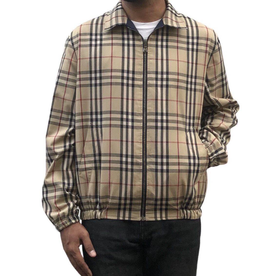 Burberry Vintage Burberry London Novacheck Reversible Bomber Jacket Size US L / EU 52-54 / 3 - 3 Thumbnail