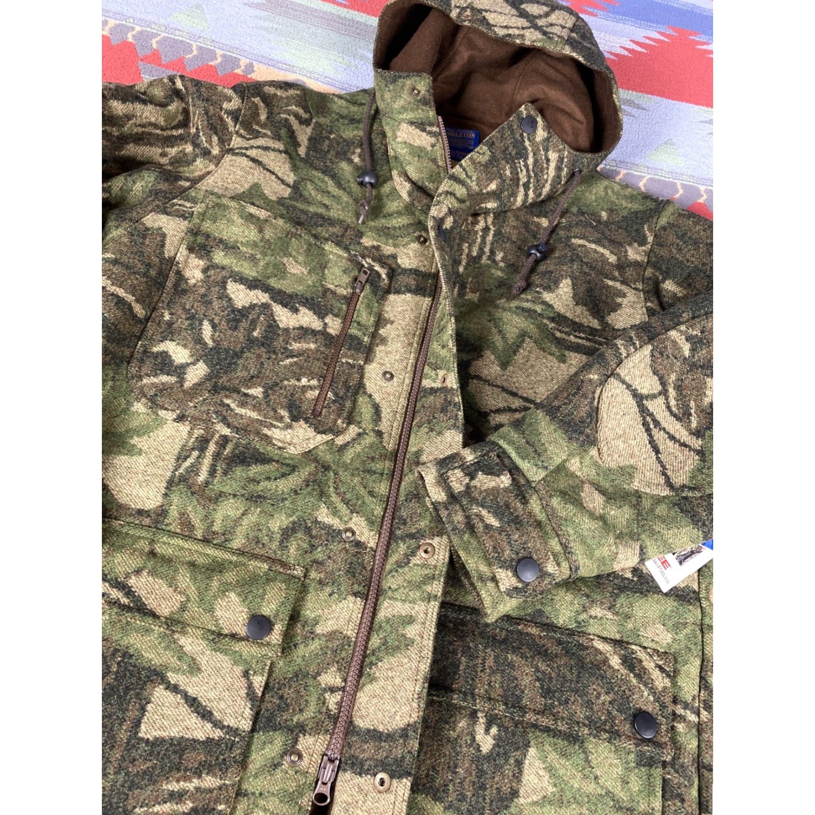 Pendleton Pendleton x Cabelas Realtree Camo Wool Hoodie Hunting Field Jacket M NEW Size US M / EU 48-50 / 2 - 6 Thumbnail