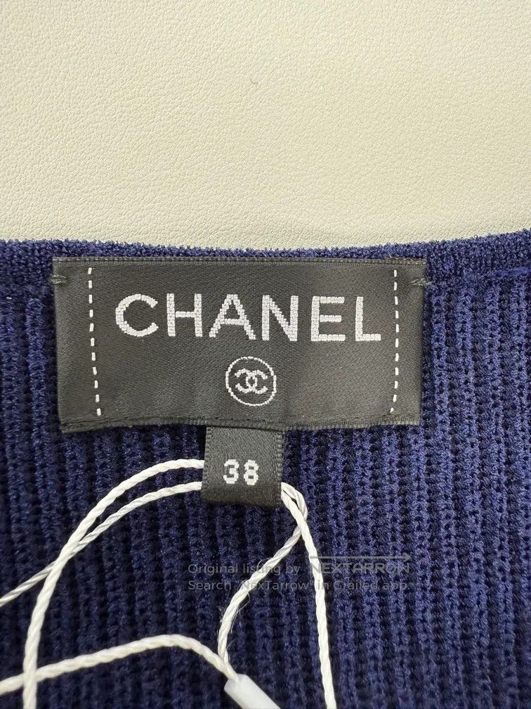 Chanel Chanel Striped knitted dress Size XS / US 0-2 / IT 36-38 - 3 Thumbnail