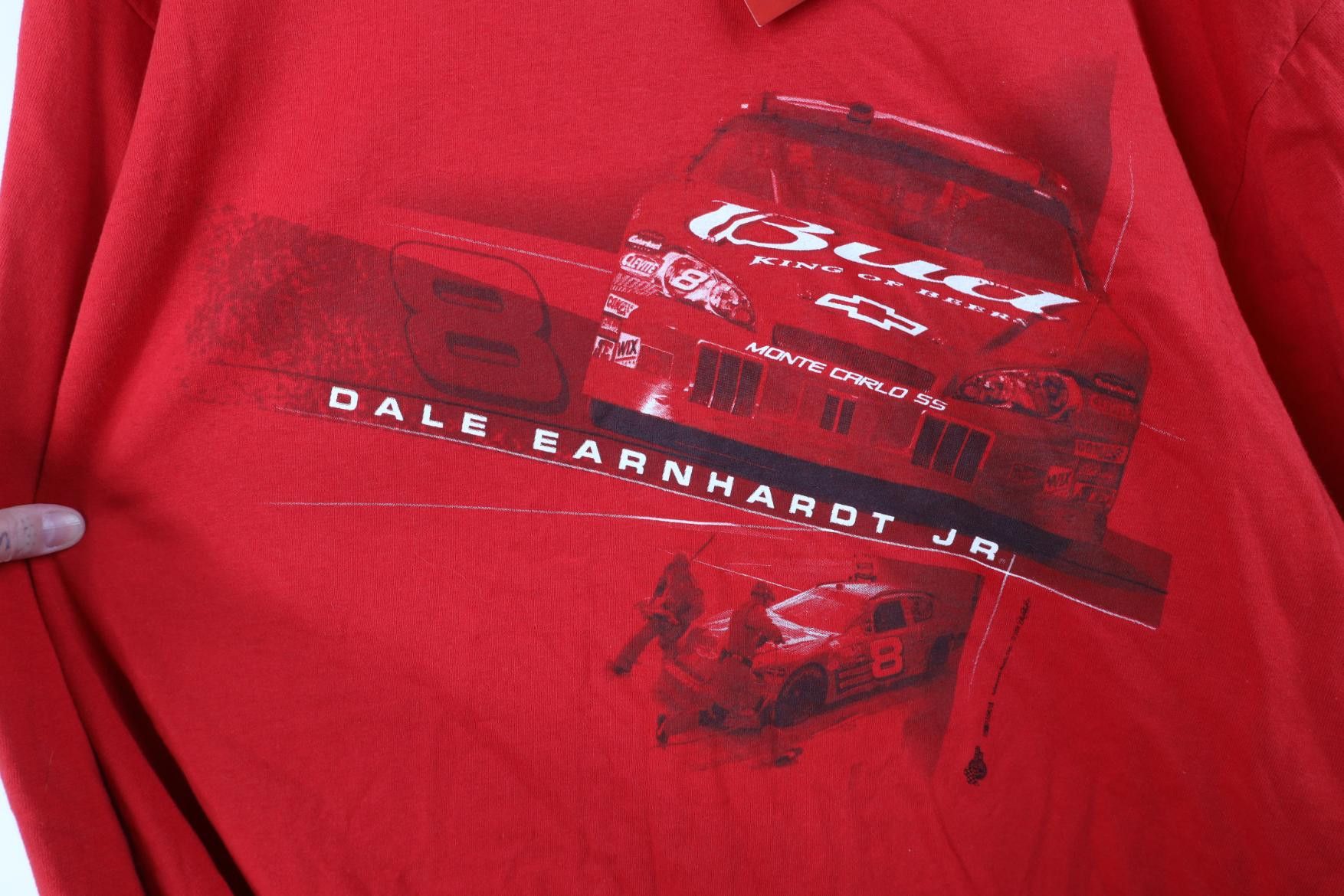 Vintage Deadstock Vintage 2006 NASCAR Budweiser Long Sleeve T-Shirt Size US XL / EU 56 / 4 - 4 Thumbnail