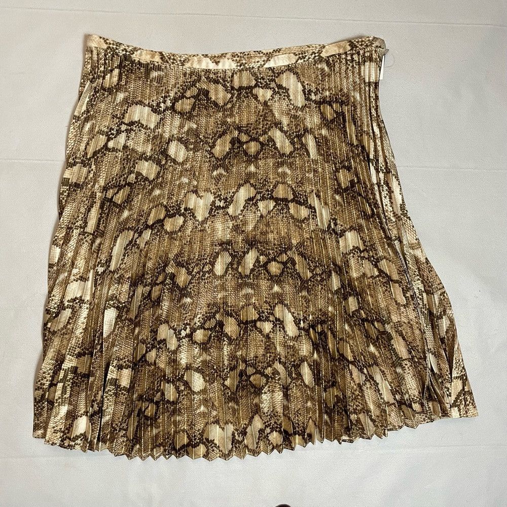 Ralph Lauren NWT New $195 Ralph Lauren Animal Snakeskin Print Pleated Sk Size 38" / US 16 / IT 52 - 2 Thumbnail