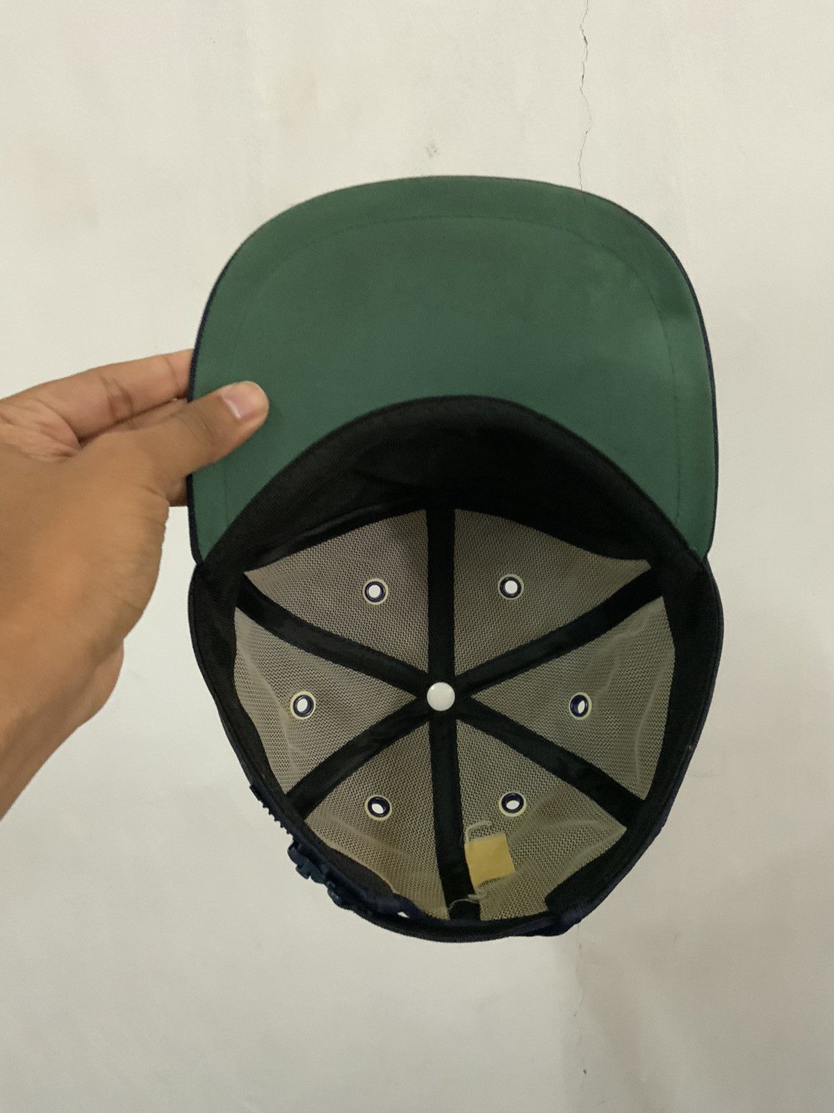 Japanese Brand Vintage Maritime Self Defense Force Indigo Hat Size ONE SIZE - 7 Thumbnail