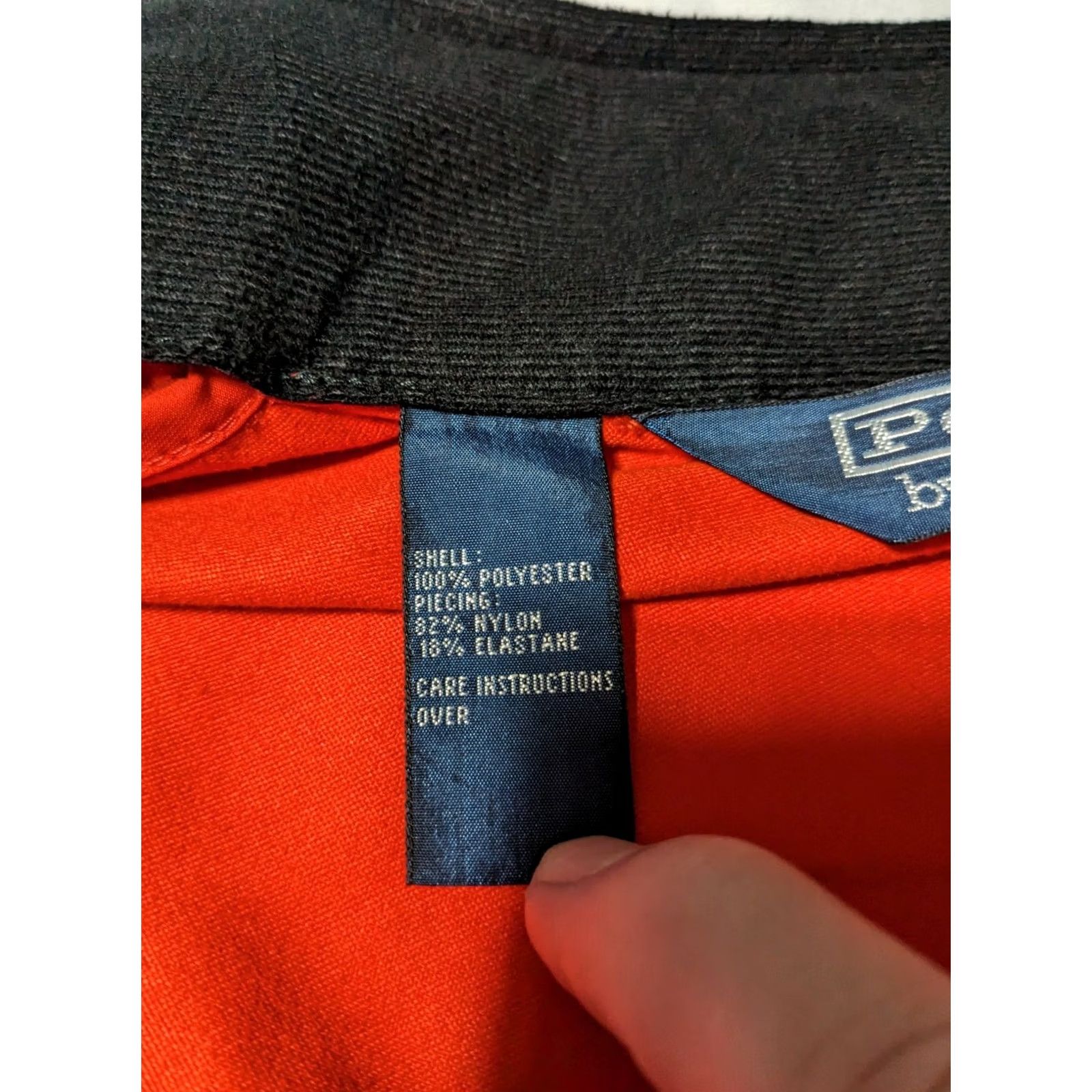 Polo Ralph Lauren VTG POLO RALPH LAUREN Men Large Orange Full Zip Long Sleeve Windbreaker Jacket Size US L / EU 52-54 / 3 - 6 Thumbnail