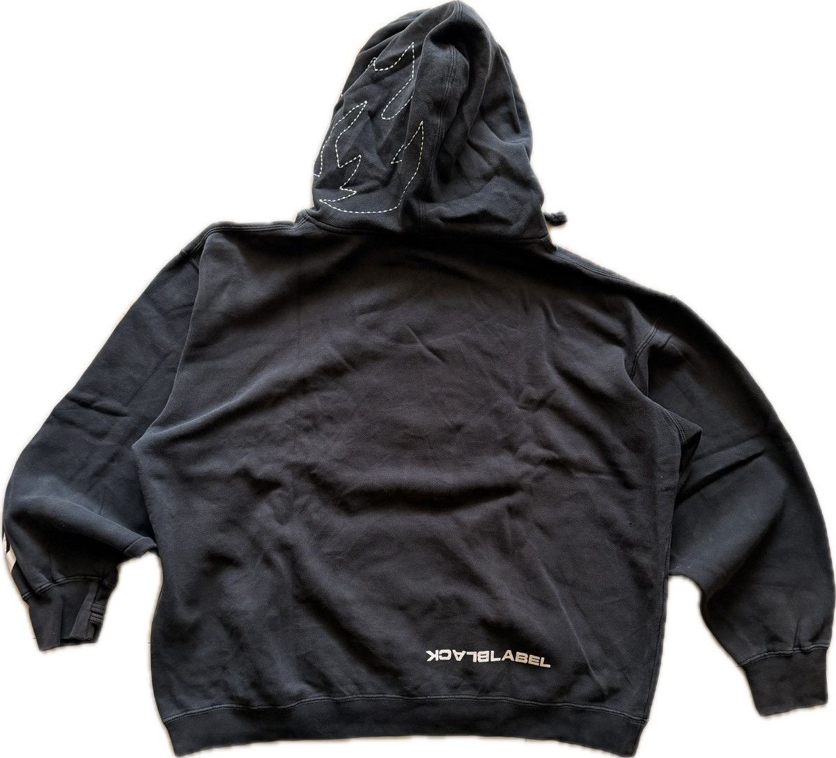 Black Label Y2K Black Label Hoodie With Insane Details Size US L / EU 52-54 / 3 - 6 Thumbnail