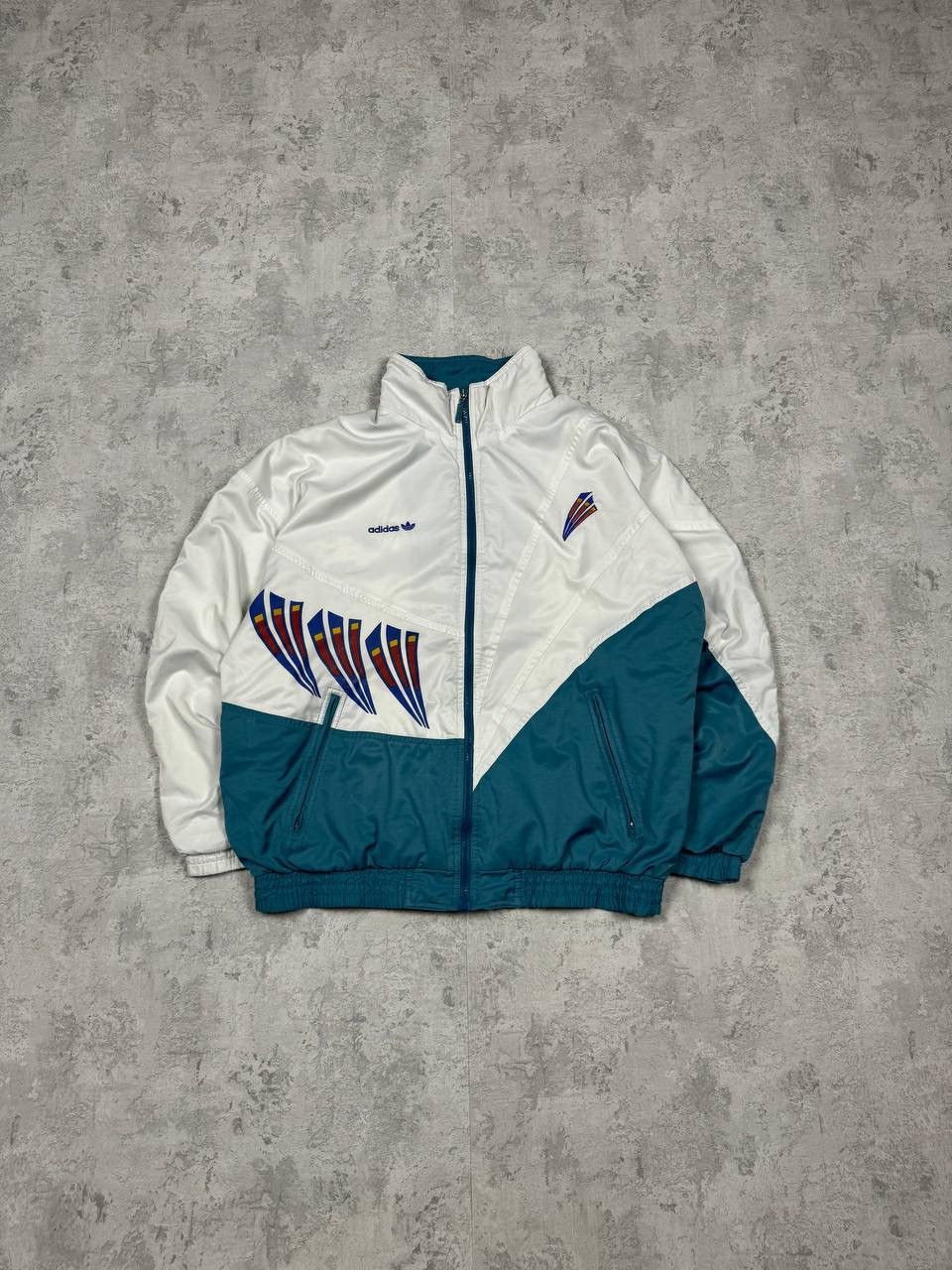 Adidas Vintage 90s ADIDAS Stefan Edberg Track Jacket Full Zip Size US L / EU 52-54 / 3 - 1 Thumbnail