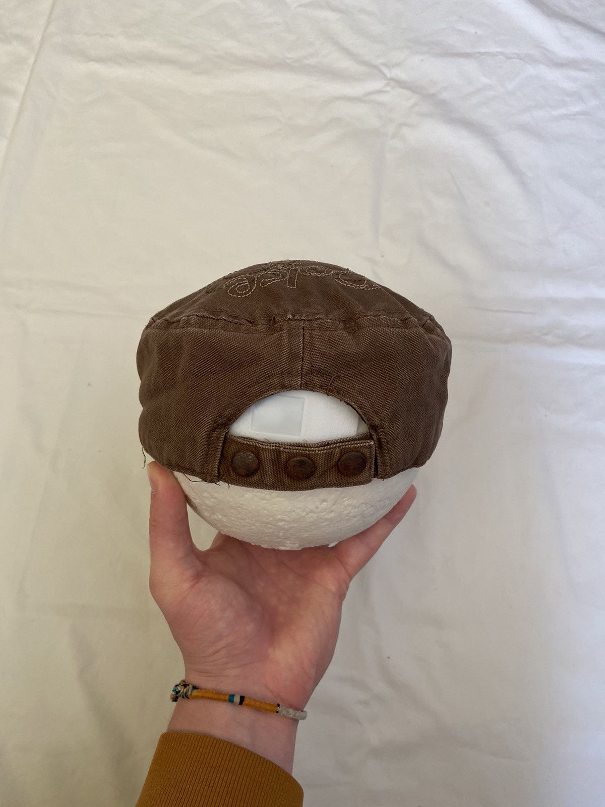 Dolce & Gabbana × Vintage Vintage Dolce & Gabbana Cap Y2K Distressed Rusted Hat Logo Size ONE SIZE - 4 Thumbnail