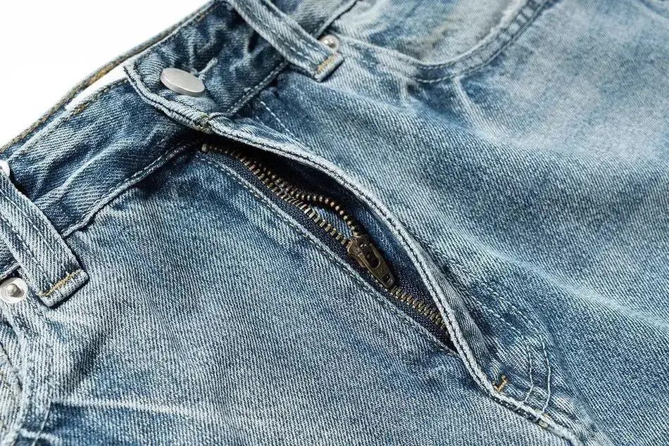 Japanese Brand Washed Denim Pant Size US 32 / EU 48 - 3 Thumbnail