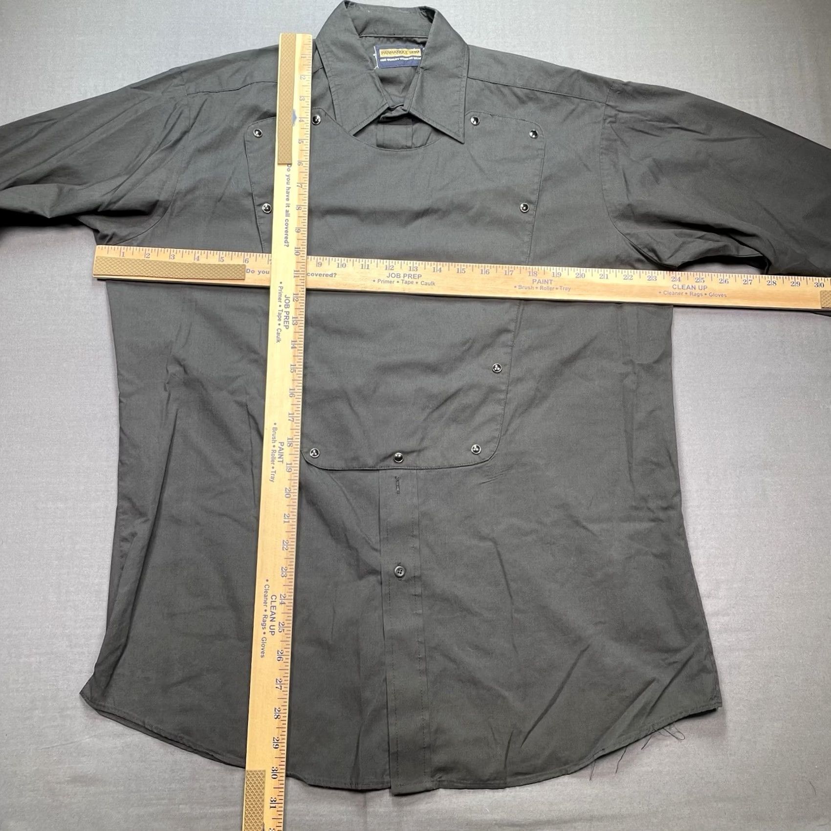 Vintage VINTAGE Panhandle Slim Shirt Mens L Black Bib Pearl Snap Western 90s Size US L / EU 52-54 / 3 - 5 Thumbnail