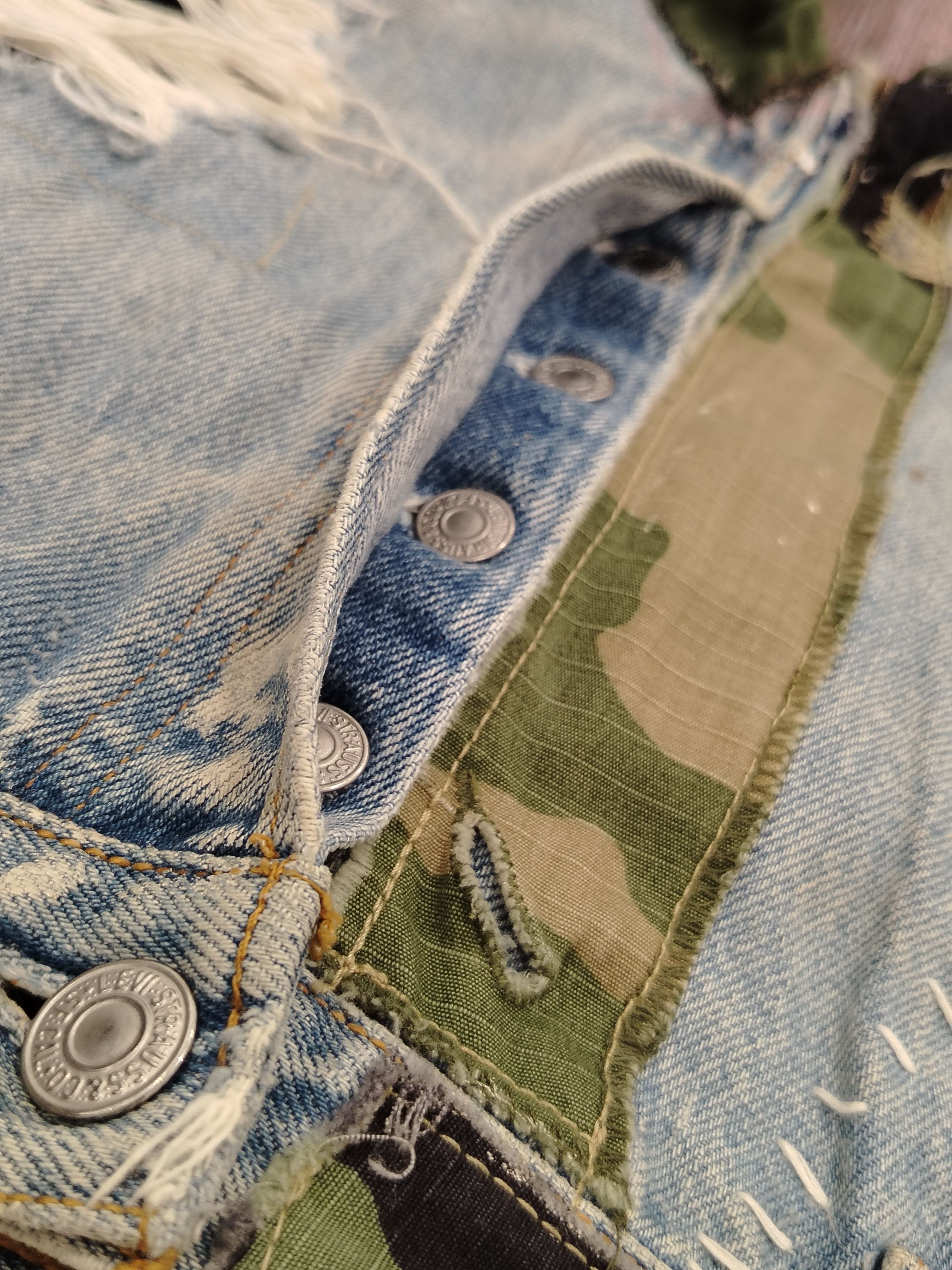 Levi's Levis 501 Jeans Vintage ARTWORK Army Size US 33 - 10 Thumbnail