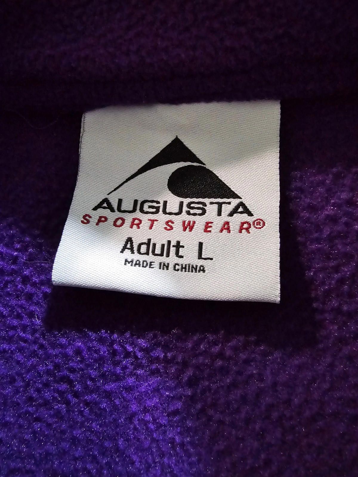 Designer St Matthews Mustangs full zip purple fleece Augusta Large Size US L / EU 52-54 / 3 - 4 Thumbnail
